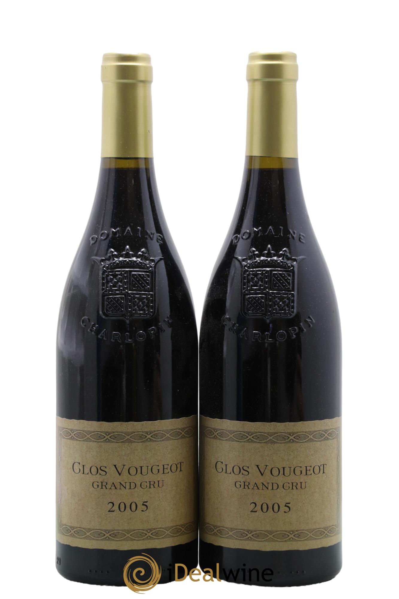 Clos de Vougeot Grand Cru Charlopin-Parizot 2005 - Lot de 2 bouteilles - 0