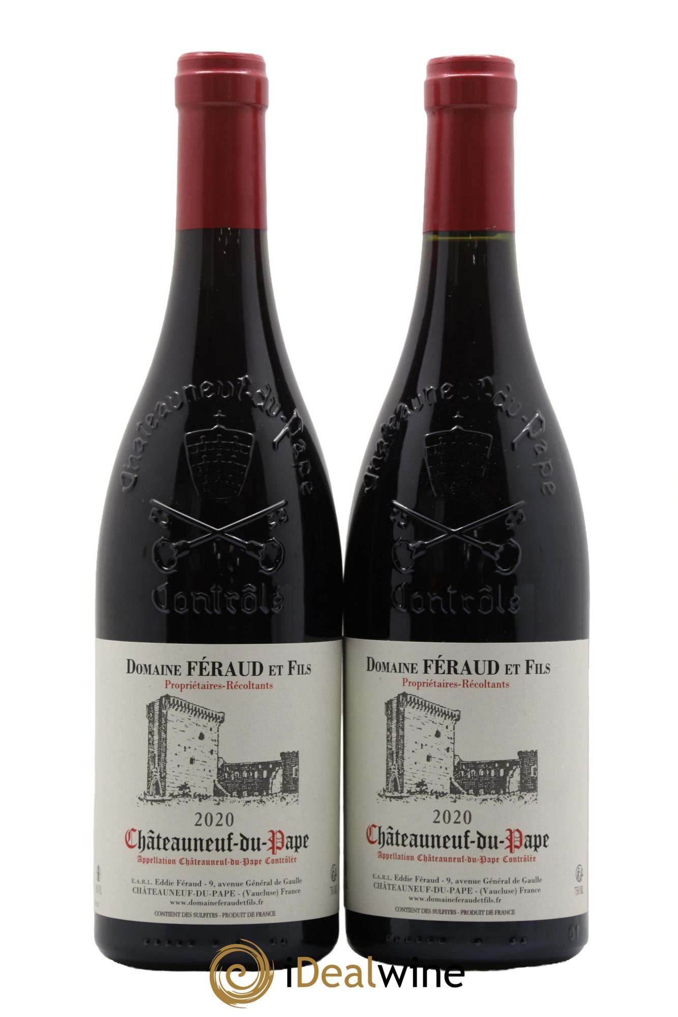 Châteauneuf-du-Pape Eddie Féraud 2020 - Lot de 2 bouteilles - 0