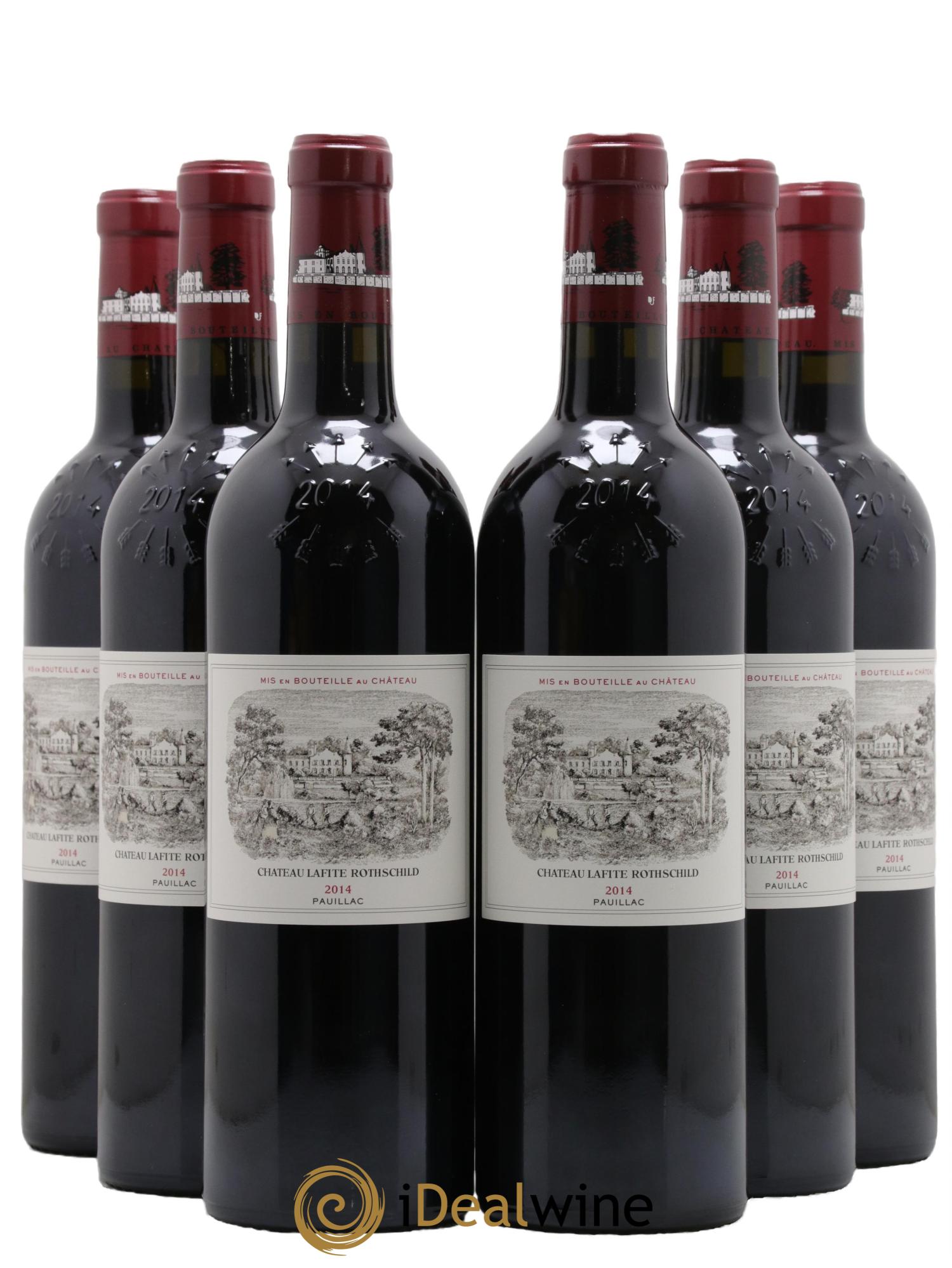 Château Lafite Rothschild 1er Grand Cru Classé 2014 - Lotto di 6 bottiglie - 0