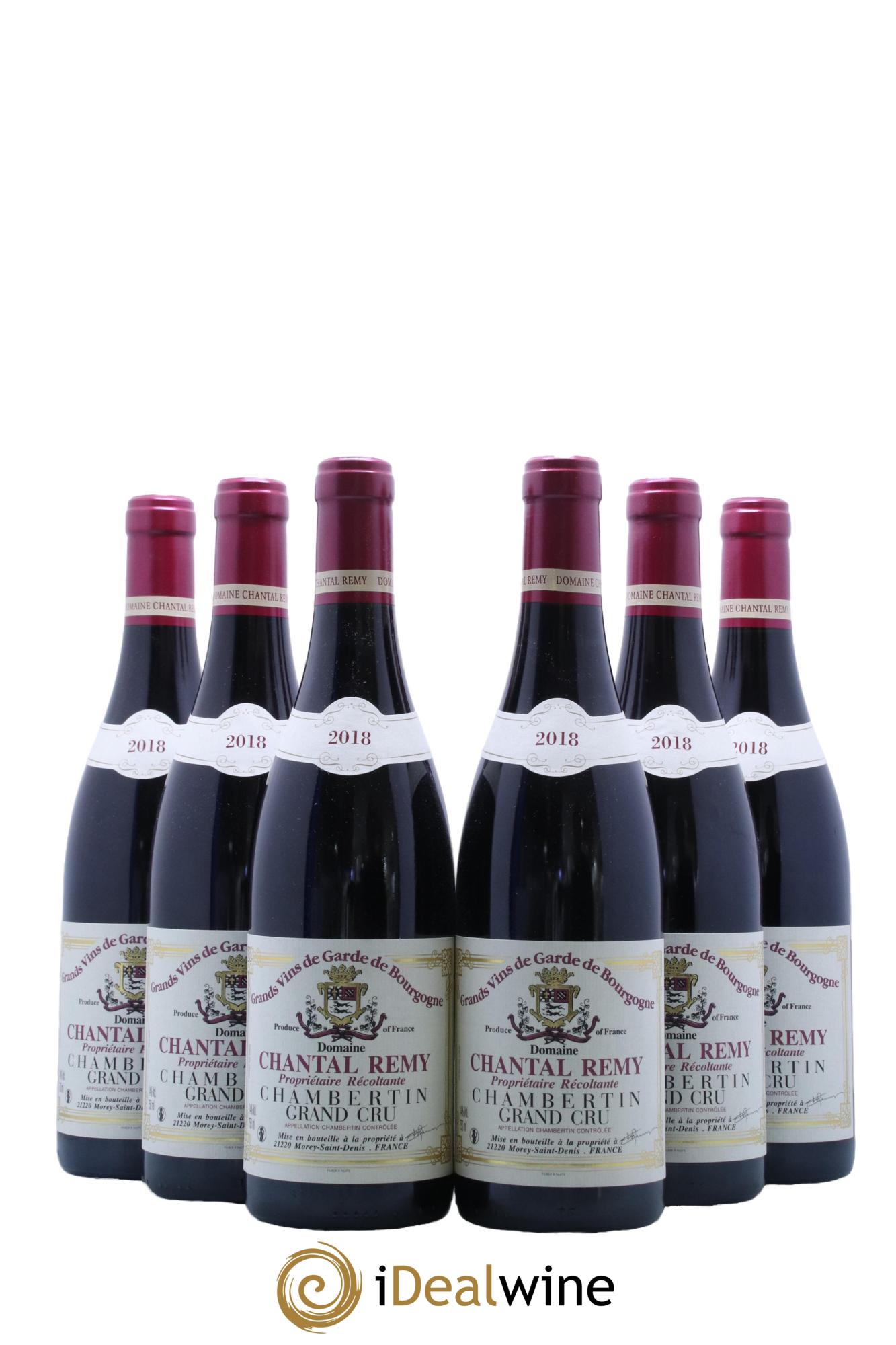 Chambertin Grand Cru Domaine Chantal Remy 2018 - Lot de 6 bouteilles - 0