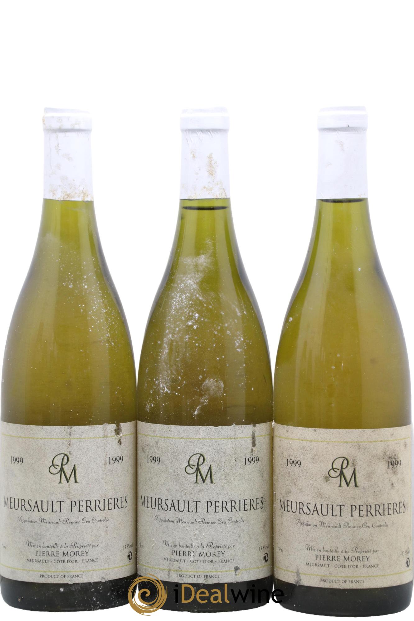 Meursault 1er Cru Perrières Pierre Morey (Domaine) 1999 - Lot de 3 bouteilles - 0