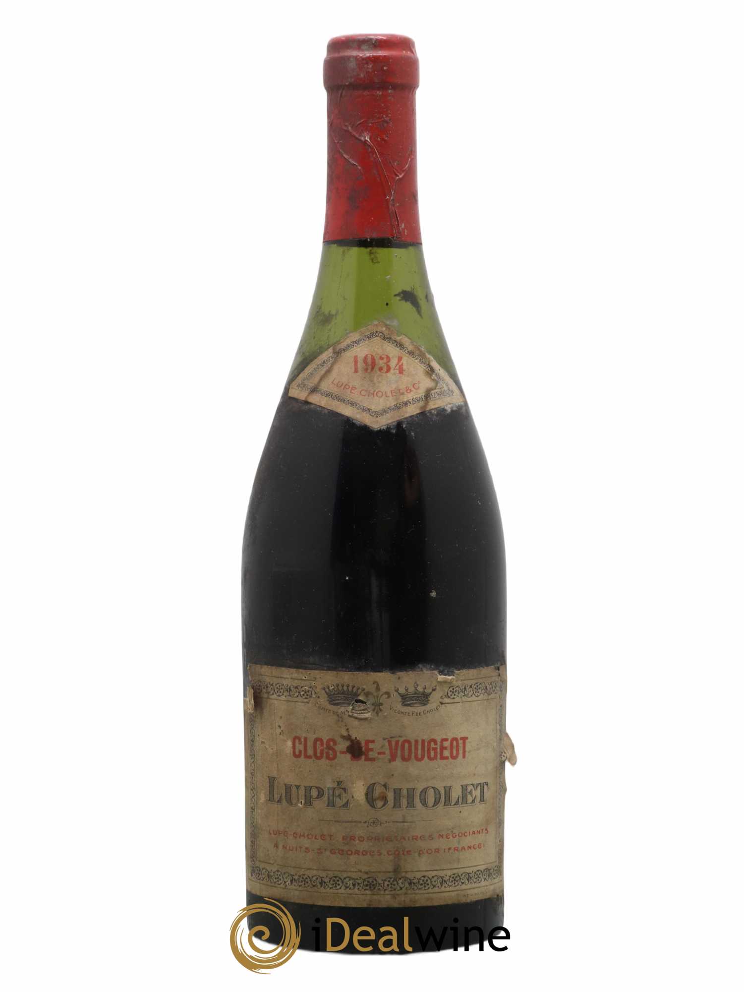 Clos de Vougeot Grand Cru 1934 - Posten von 1 Flasche - 0