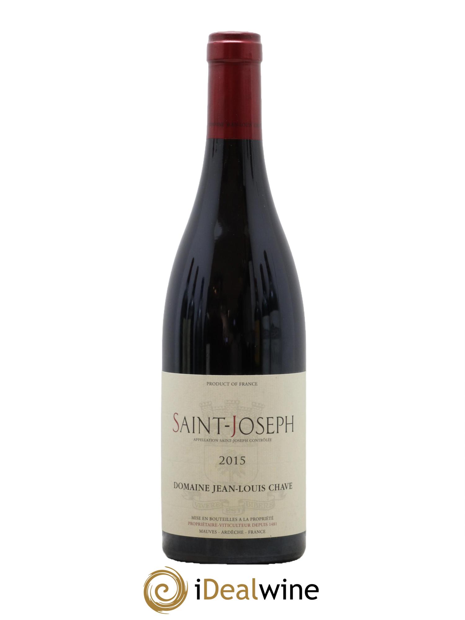 Saint-Joseph Jean-Louis Chave 2015 - Lot de 1 bouteille - 0