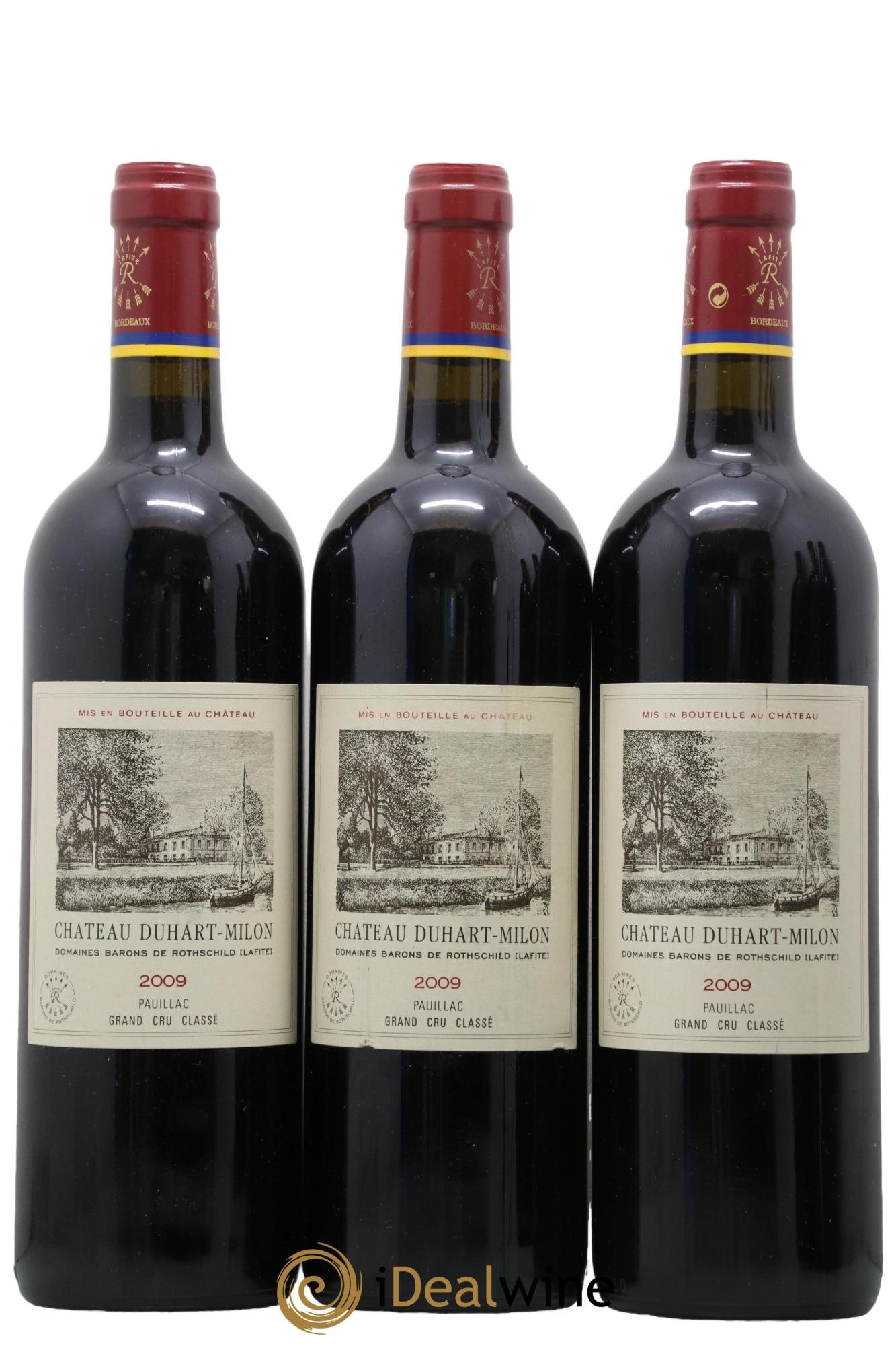 Château Duhart-Milon 4ème Grand Cru Classé 2009 - Lot de 3 bouteilles - 0