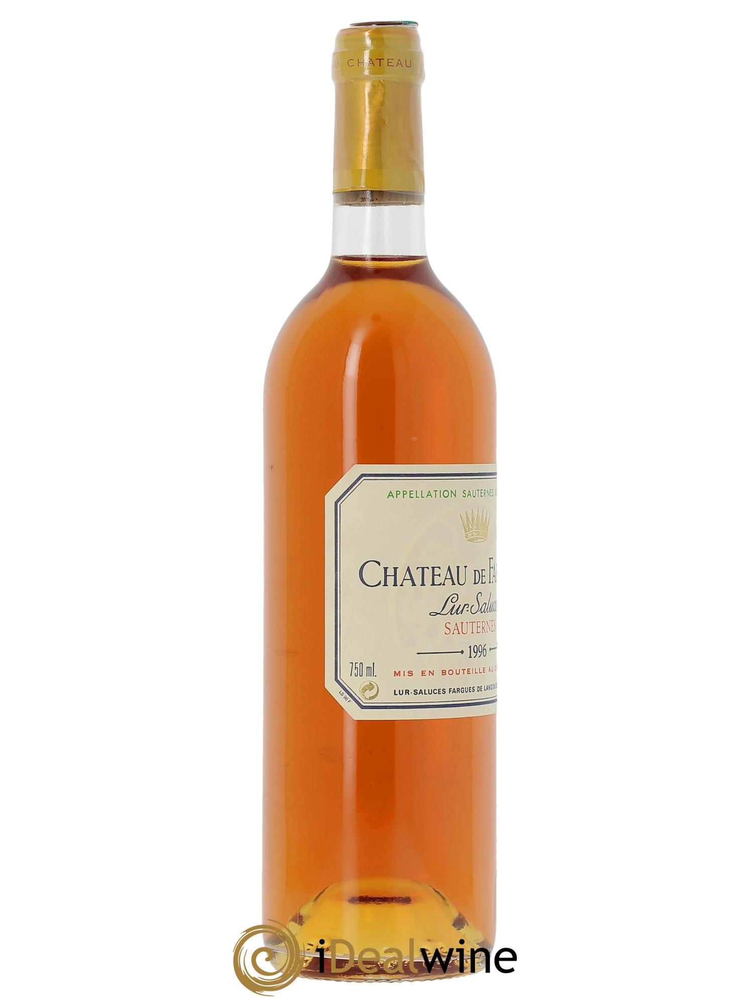 Château de Fargues  1996 - Lotto di 1 bottiglia - 2