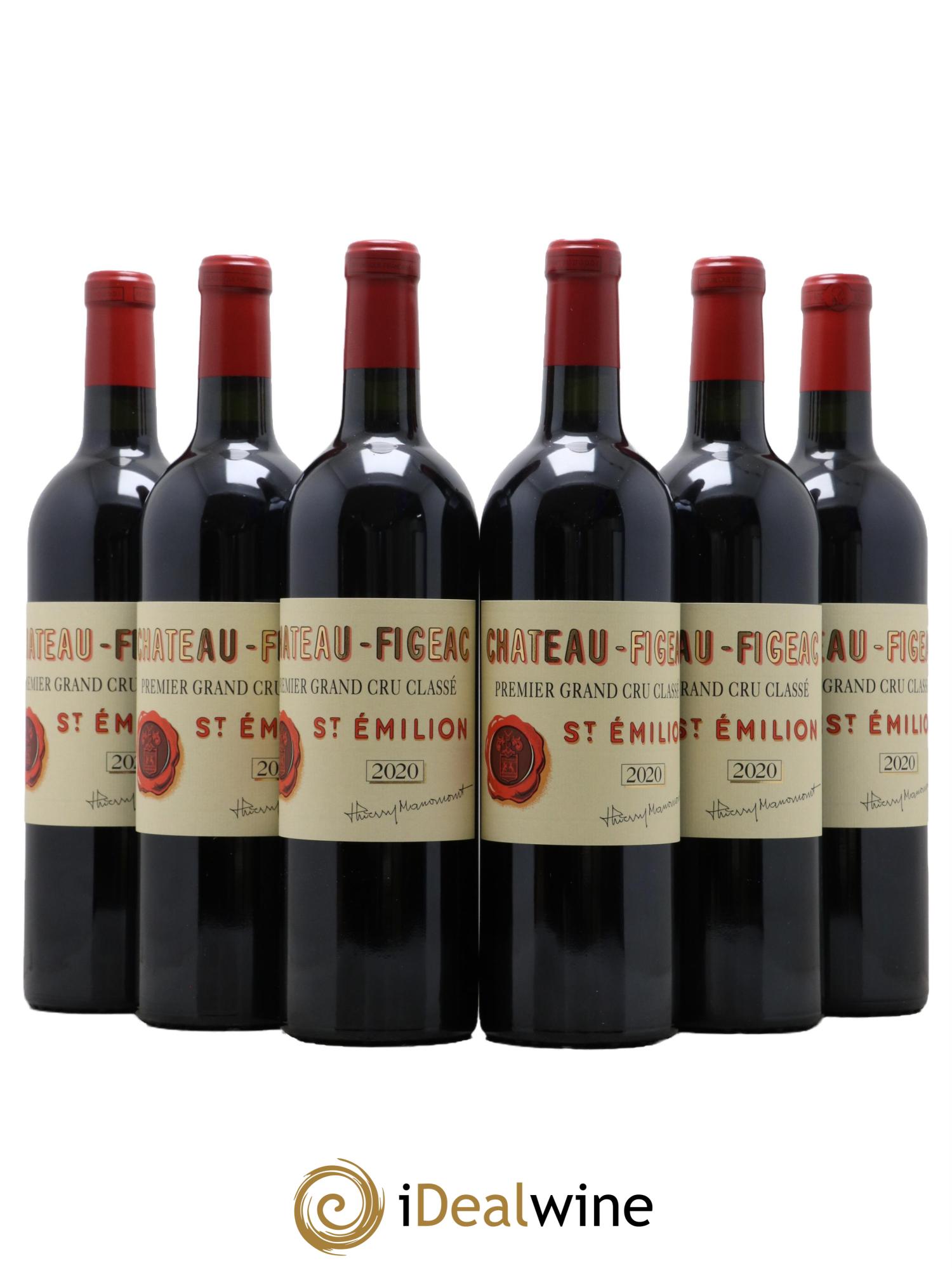 Château Figeac 1er Grand Cru Classé A 2020 - Lot de 6 bouteilles - 0