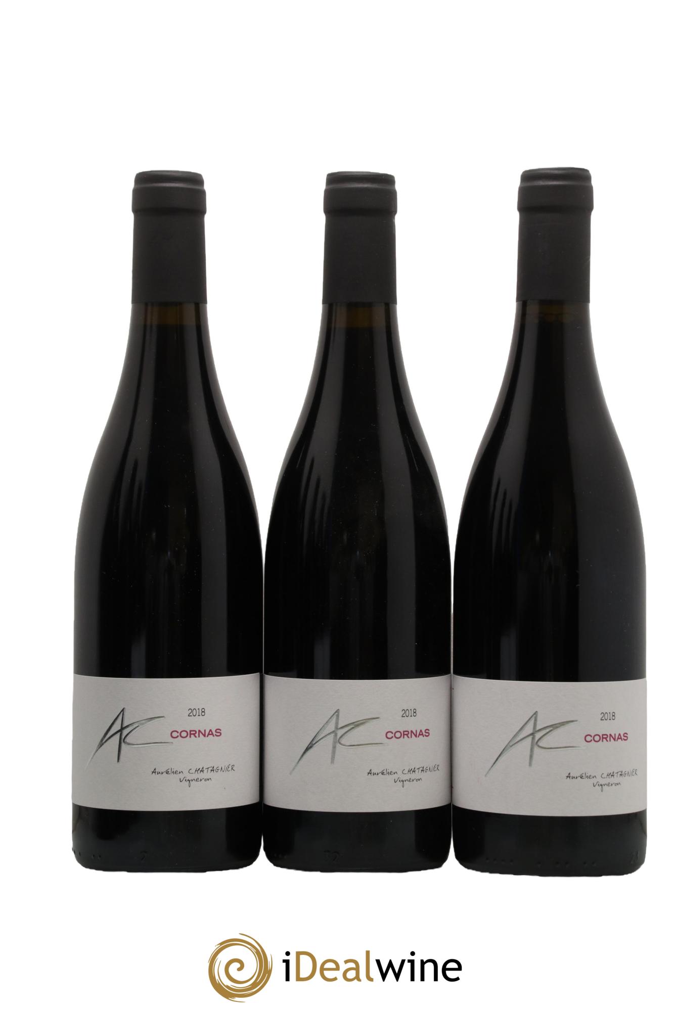 Cornas Aurelien Chatagnier 2018 - Lot of 3 bottles - 0