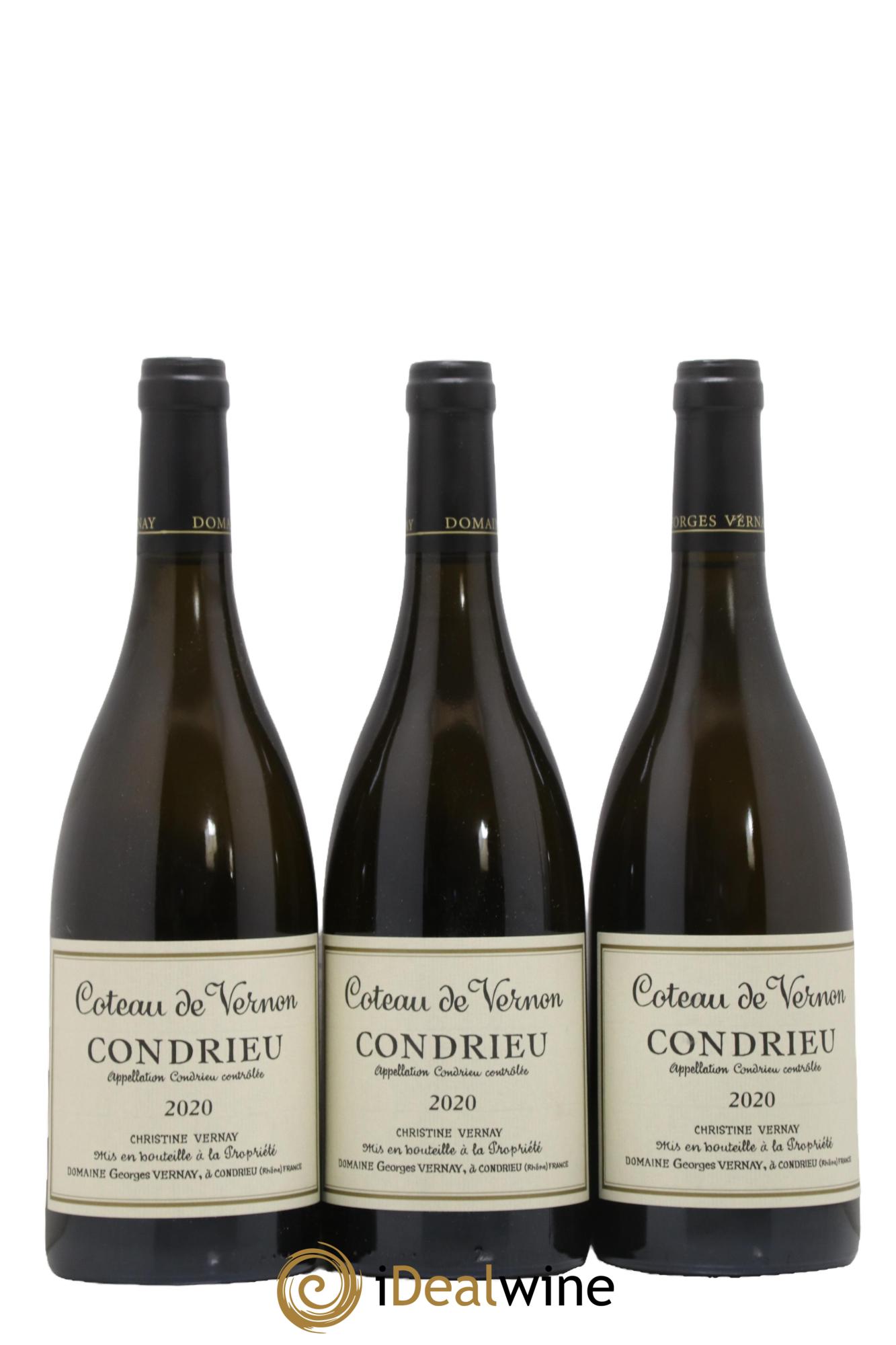 Condrieu Coteau de Vernon Georges Vernay 2020 - Lot de 3 bouteilles - 0