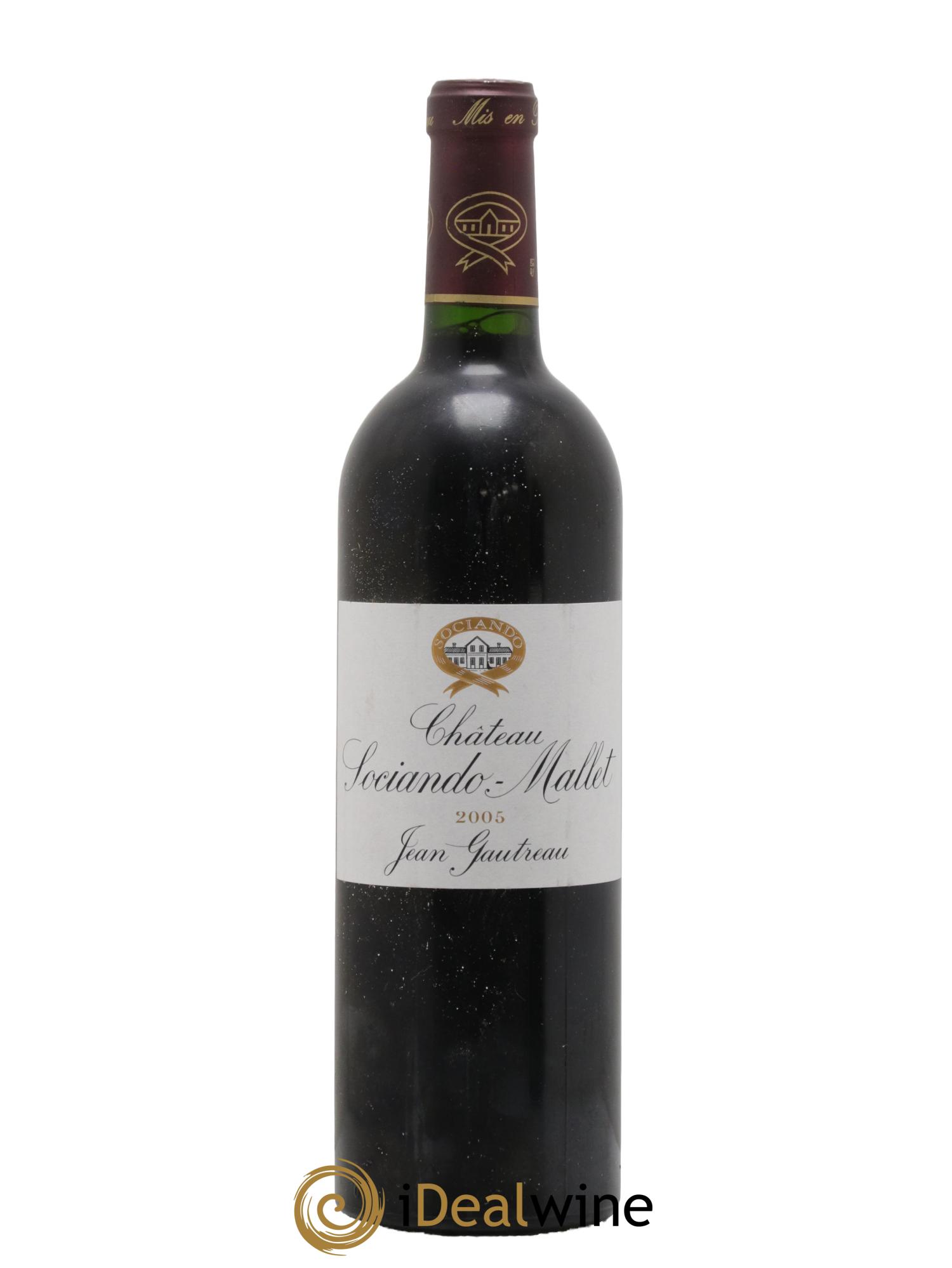 Château Sociando Mallet 2005 - Posten von 1 Flasche - 0