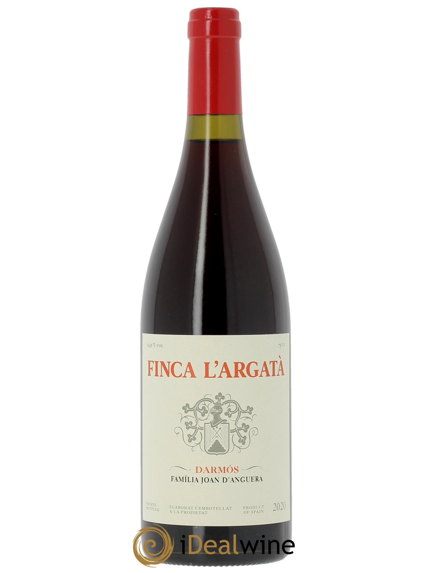 Montsant DO Celler Joan d'Anguera Finca L'Argata  2020 - Posten von 1 Flasche - 0