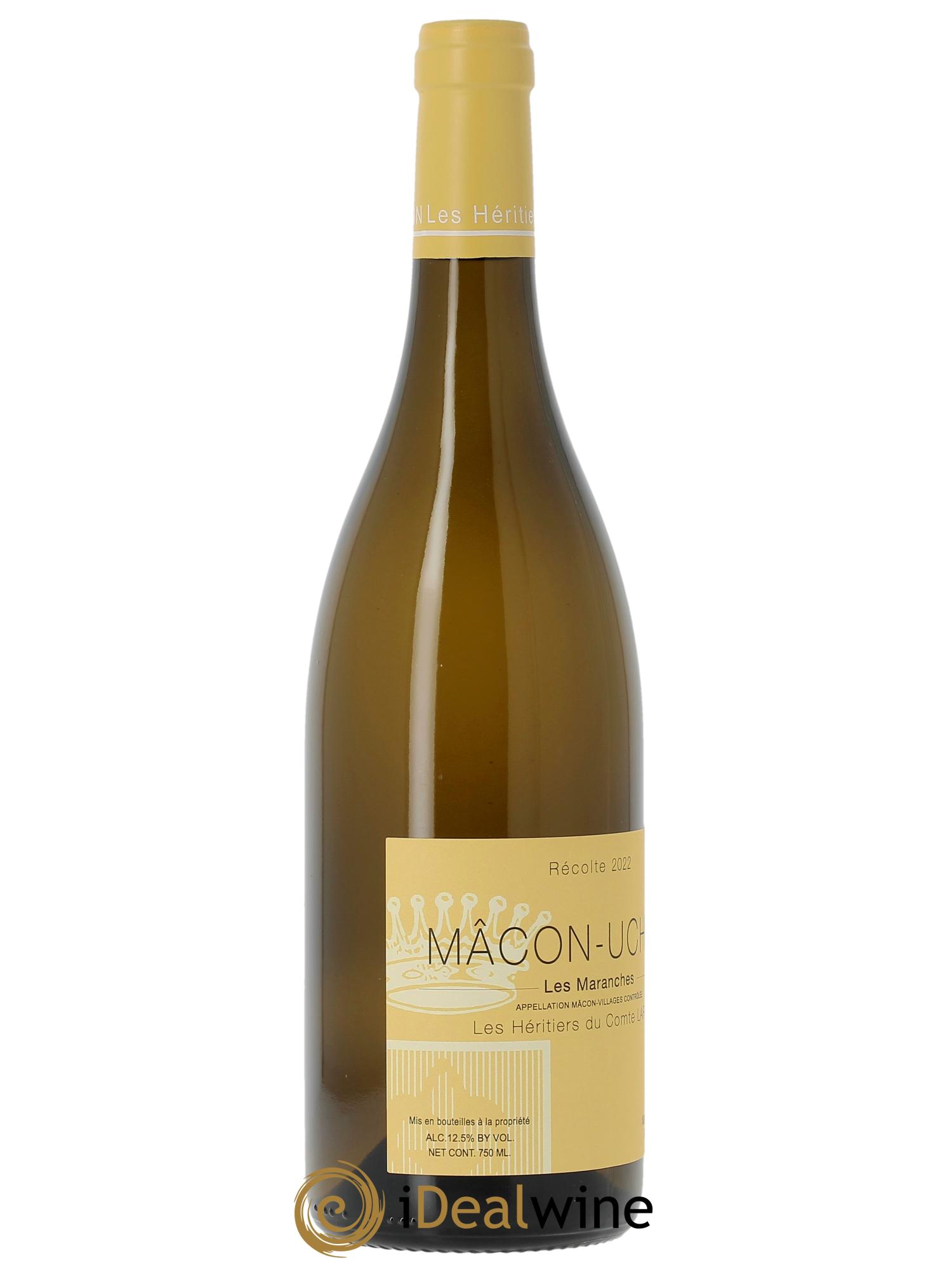 Mâcon Uchizy Les Maranches Héritiers du Comte Lafon (Domaine des)  2022 - Posten von 1 Flasche - 1