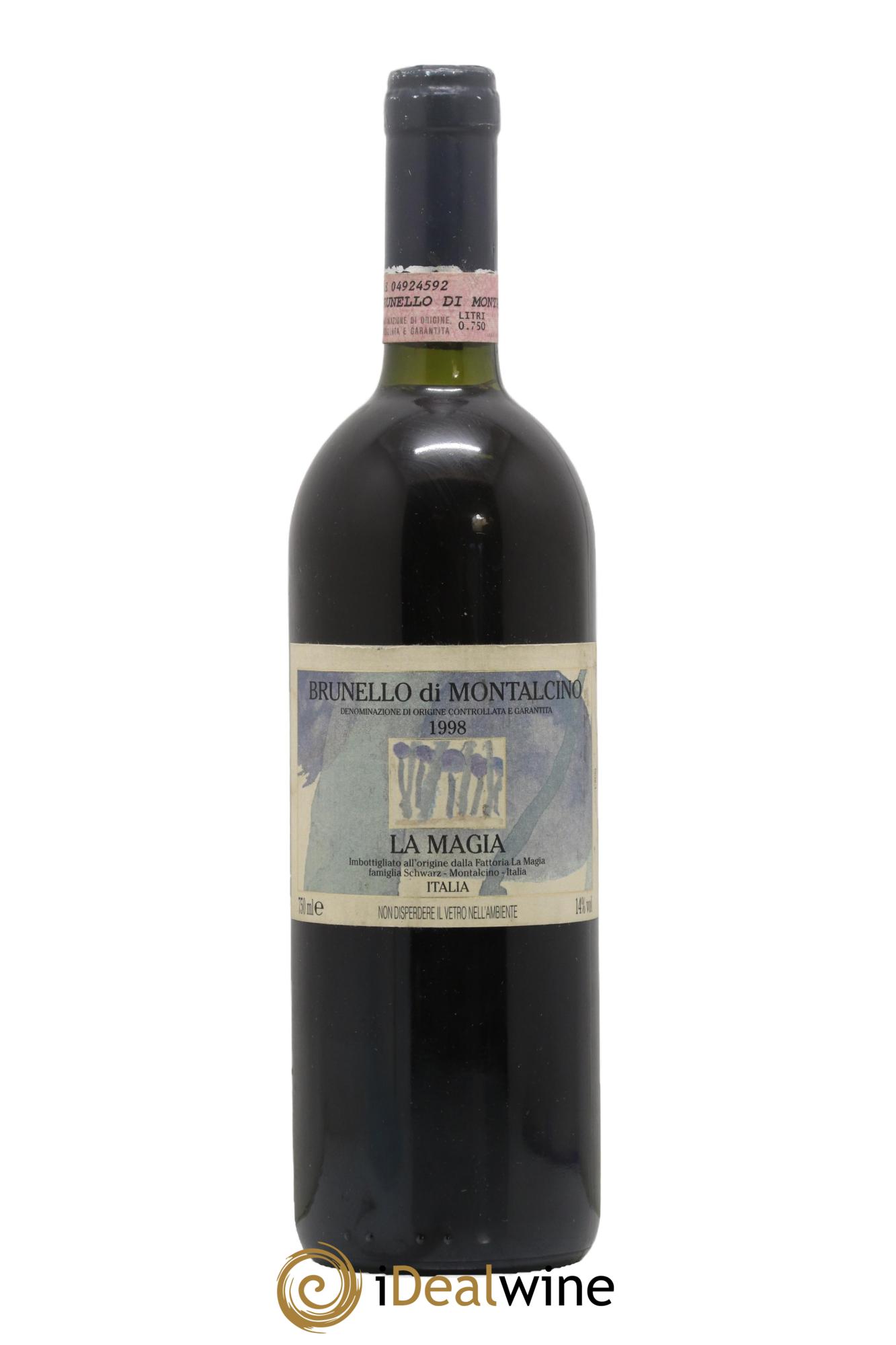 Brunello di Montalcino DOCG La Magia 1998 - Lotto di 1 bottiglia - 0