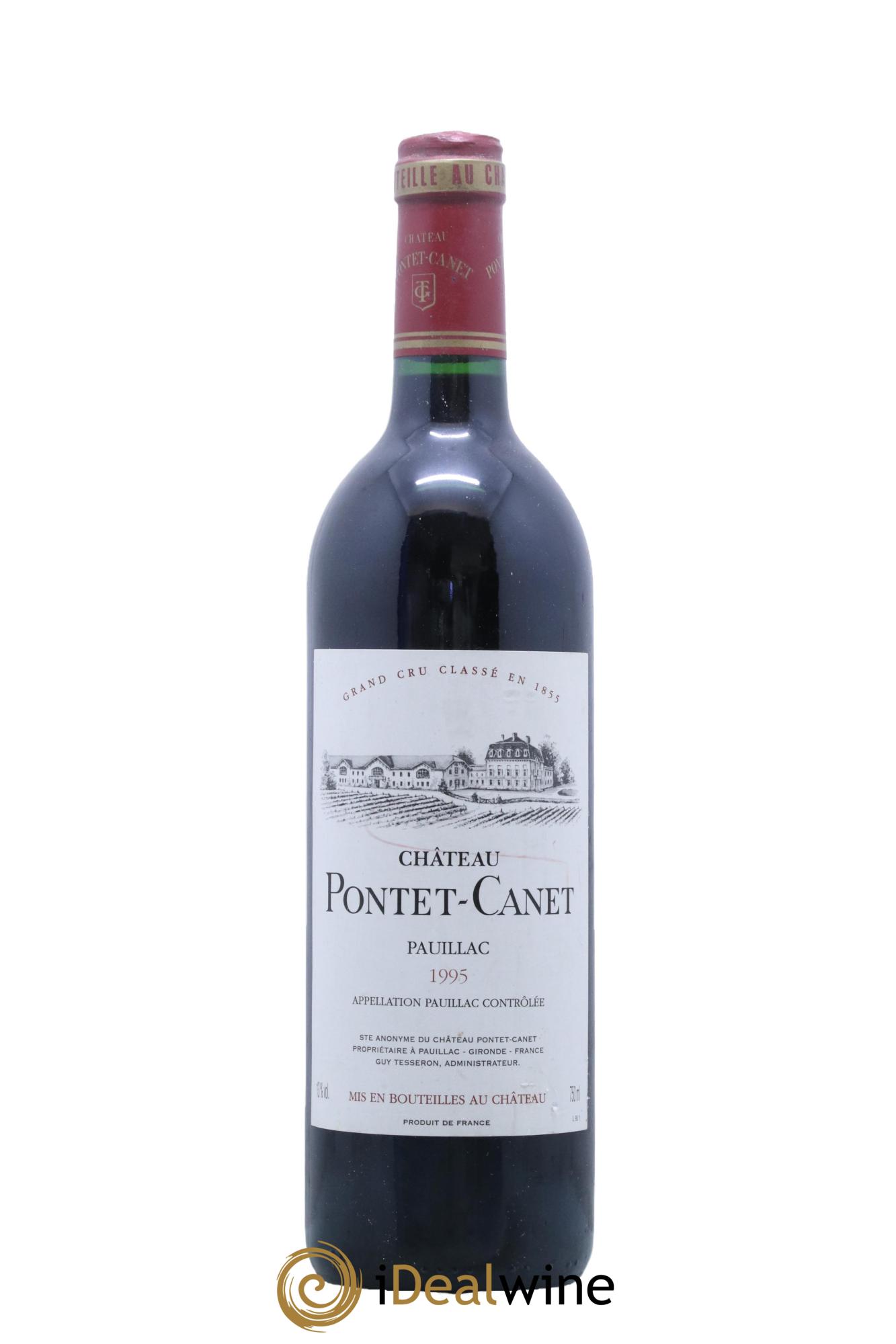 Château Pontet Canet 5ème Grand Cru Classé  1995 - Lot de 1 bouteille - 0