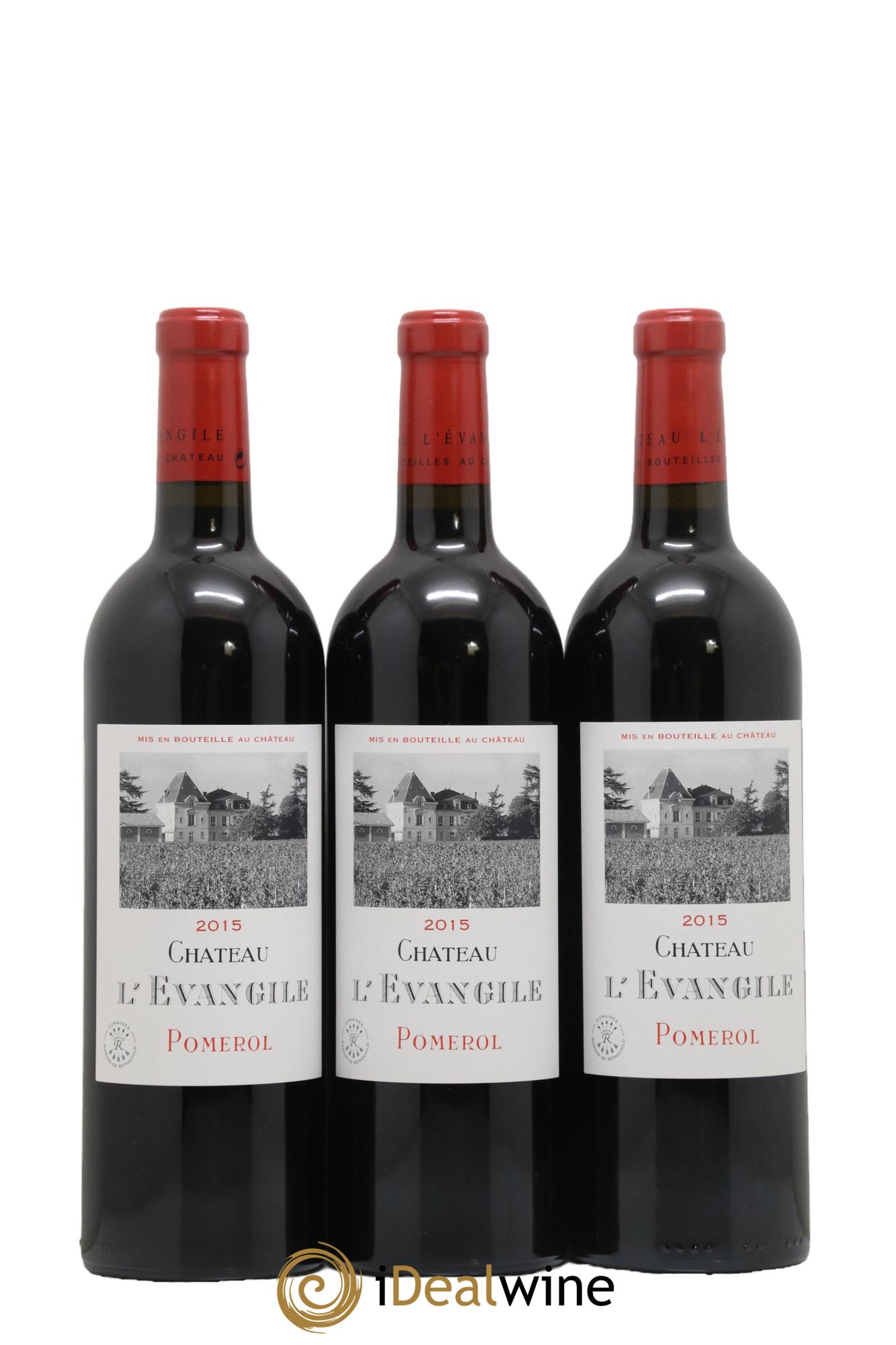 Château l' Évangile 2015 - Posten von 6 Flaschen - 3