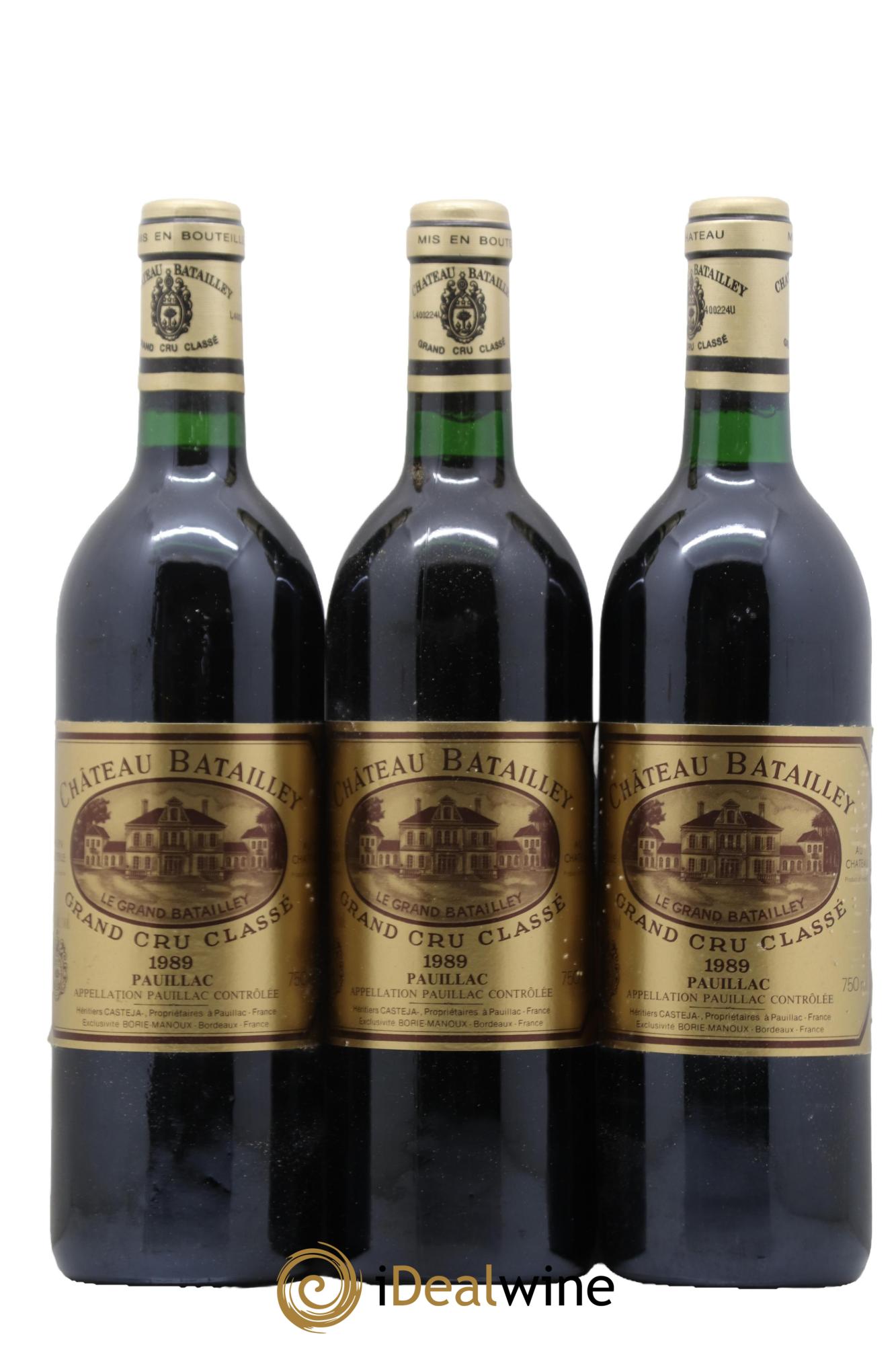 Château Batailley 5ème Grand Cru Classé 1989 - Posten von 12 Flaschen - 4