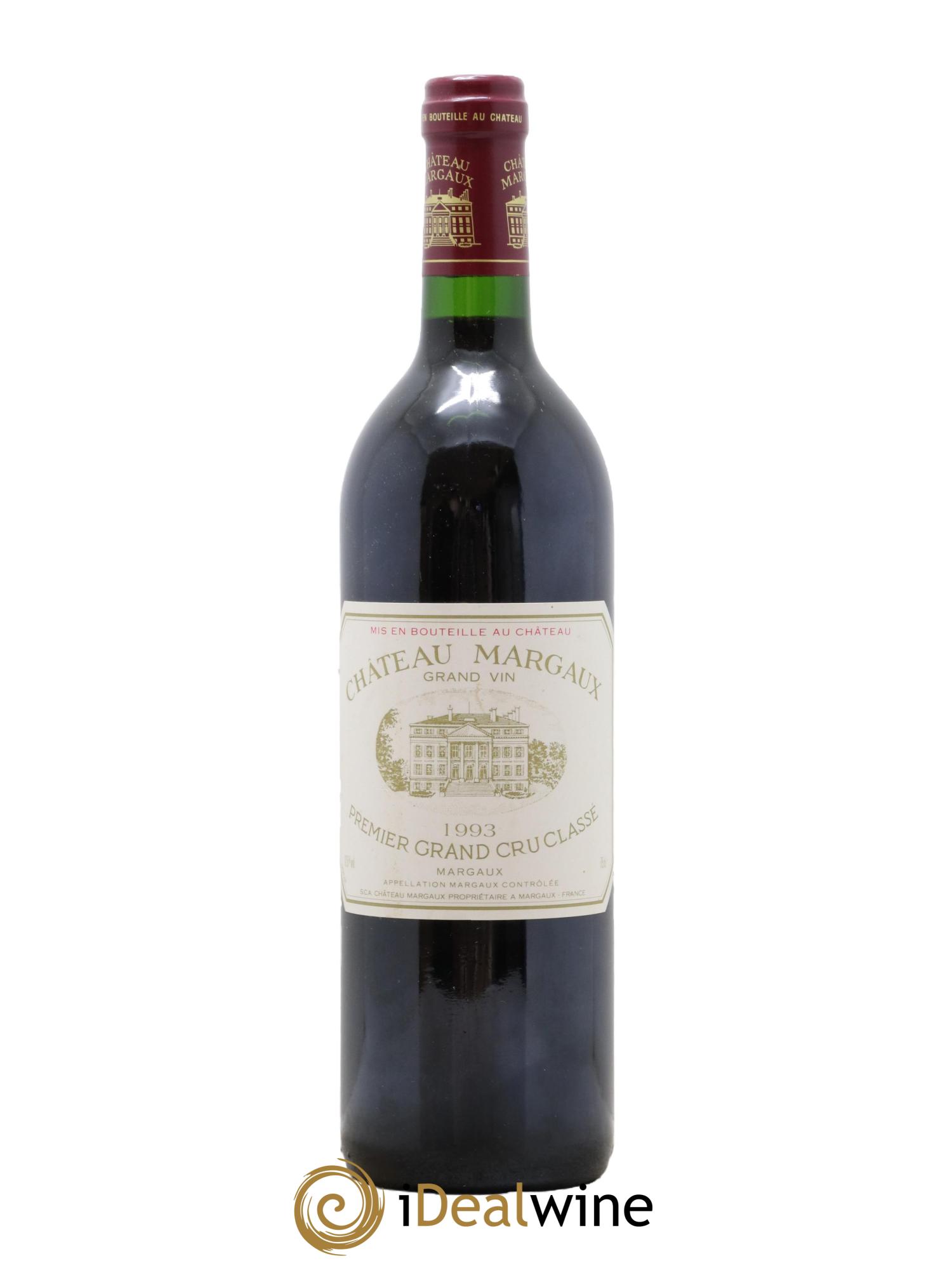 Château Margaux 1er Grand Cru Classé 1993 - Lot de 1 bouteille - 0