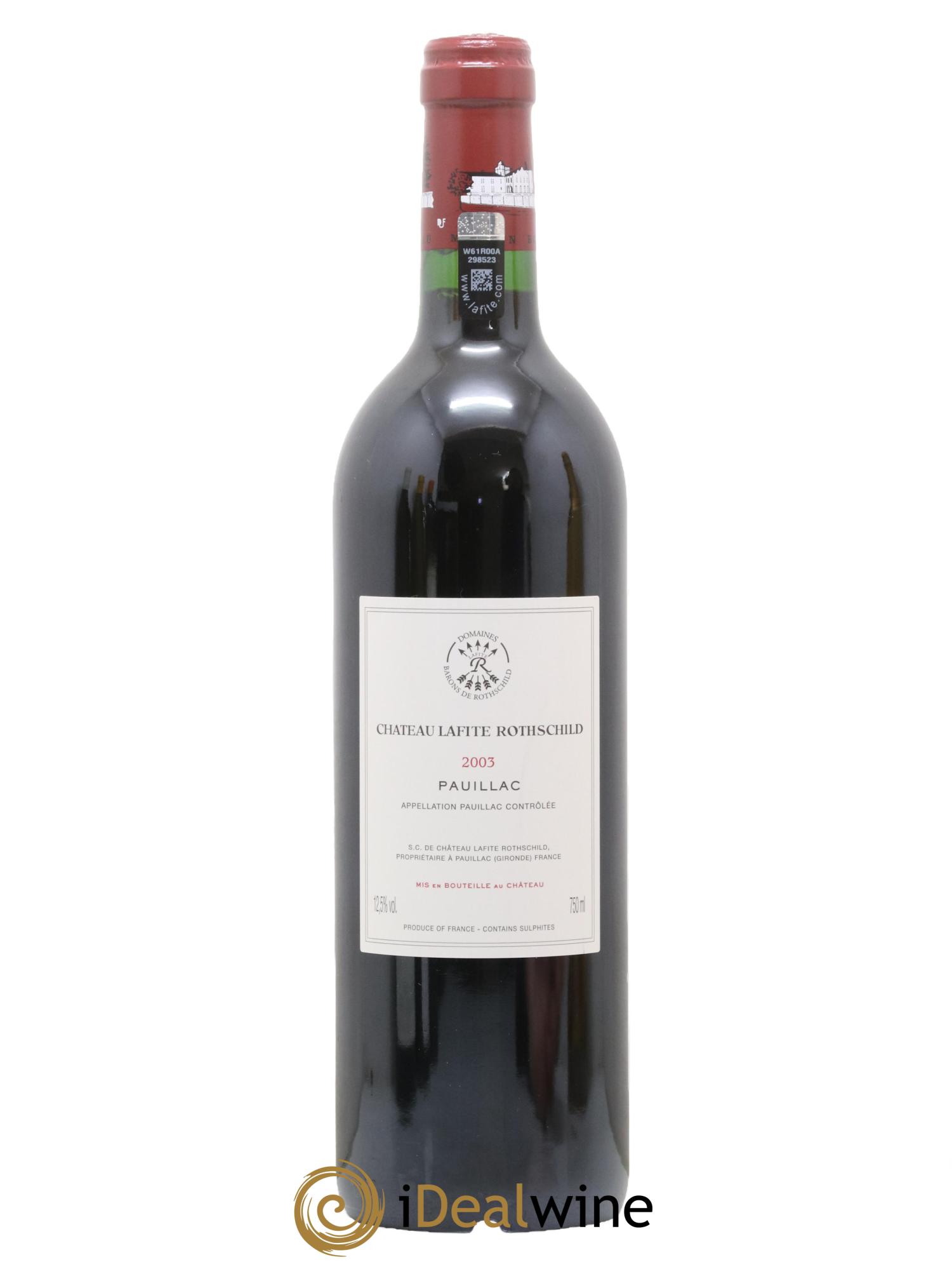 Château Lafite Rothschild 1er Grand Cru Classé 2003 - Posten von 1 Flasche - 1