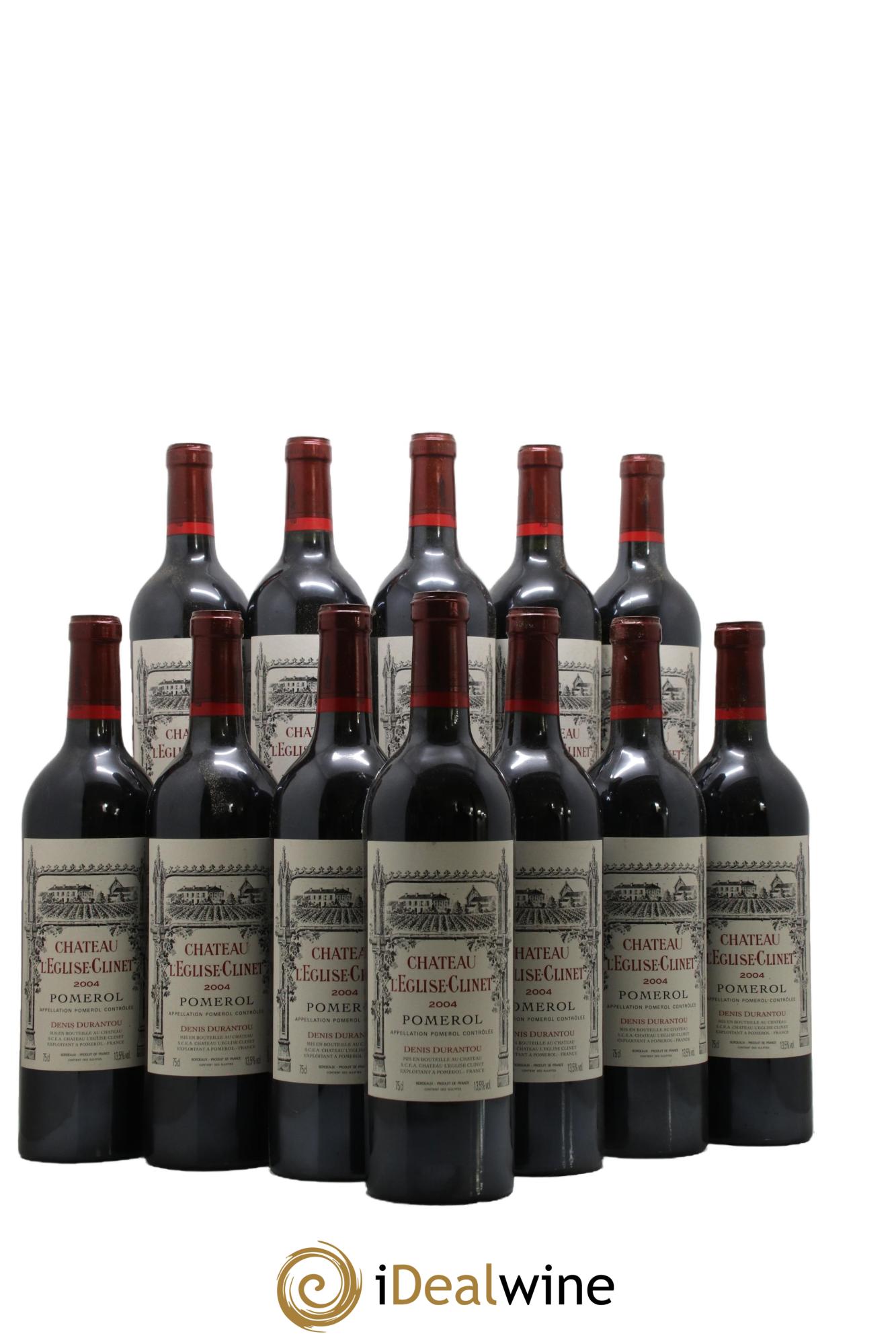 Château l' Église Clinet 2004 - Lot de 12 bouteilles - 0