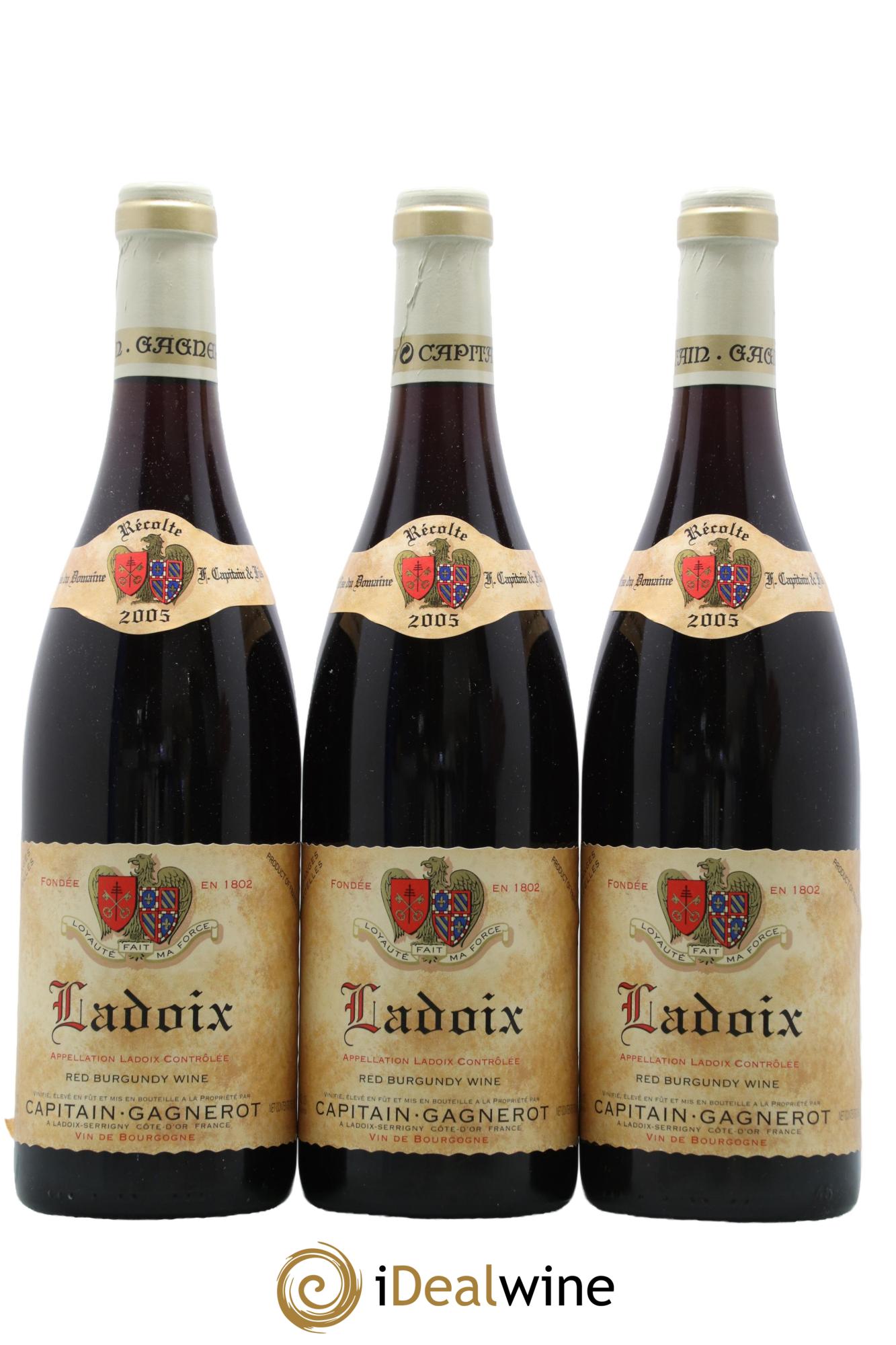 Ladoix Capitain-Gagnerot 2005 - Posten von 3 Flaschen - 0