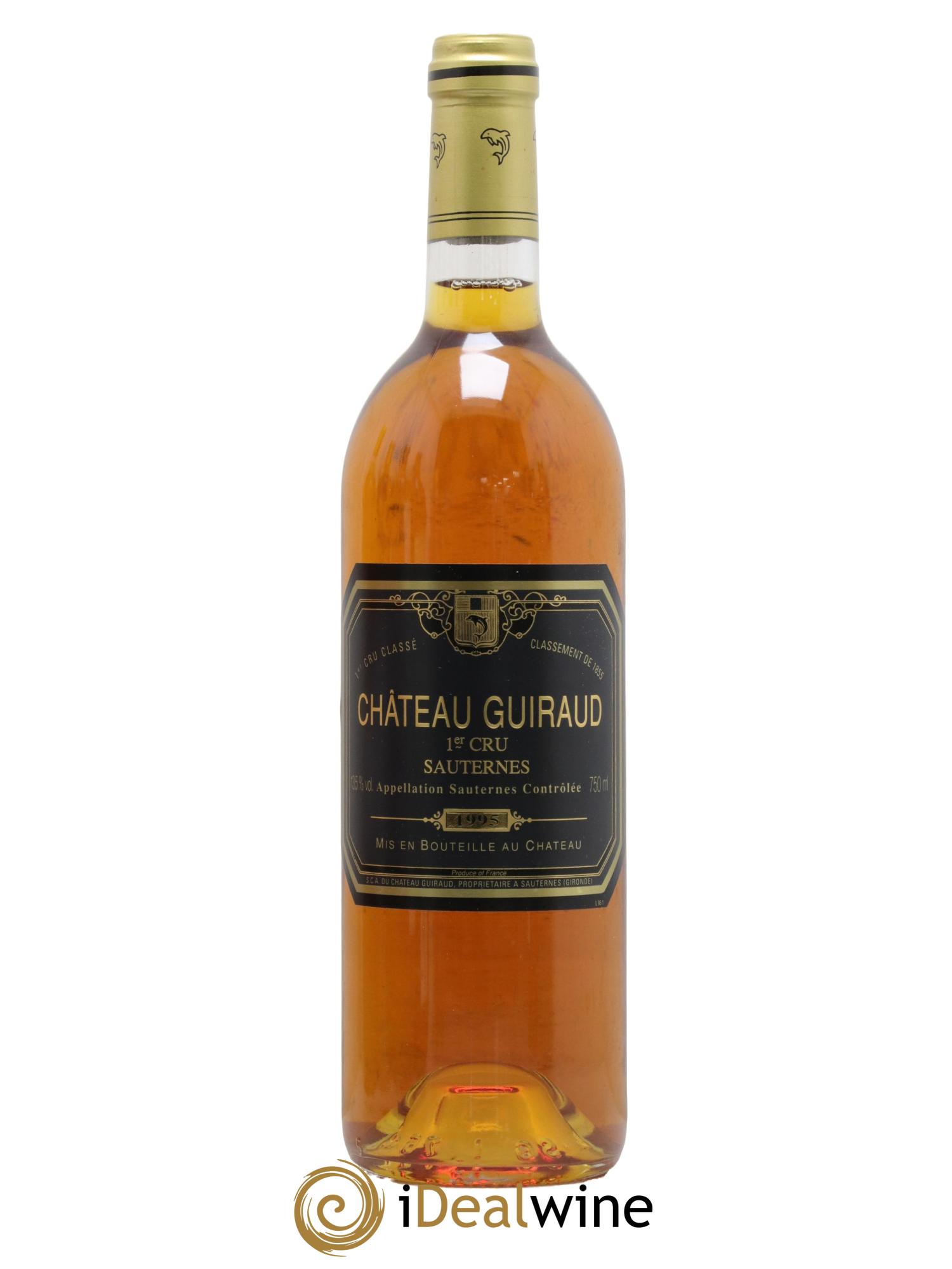 Château Guiraud 1er Grand Cru Classé  1995 - Posten von 1 Flasche - 0