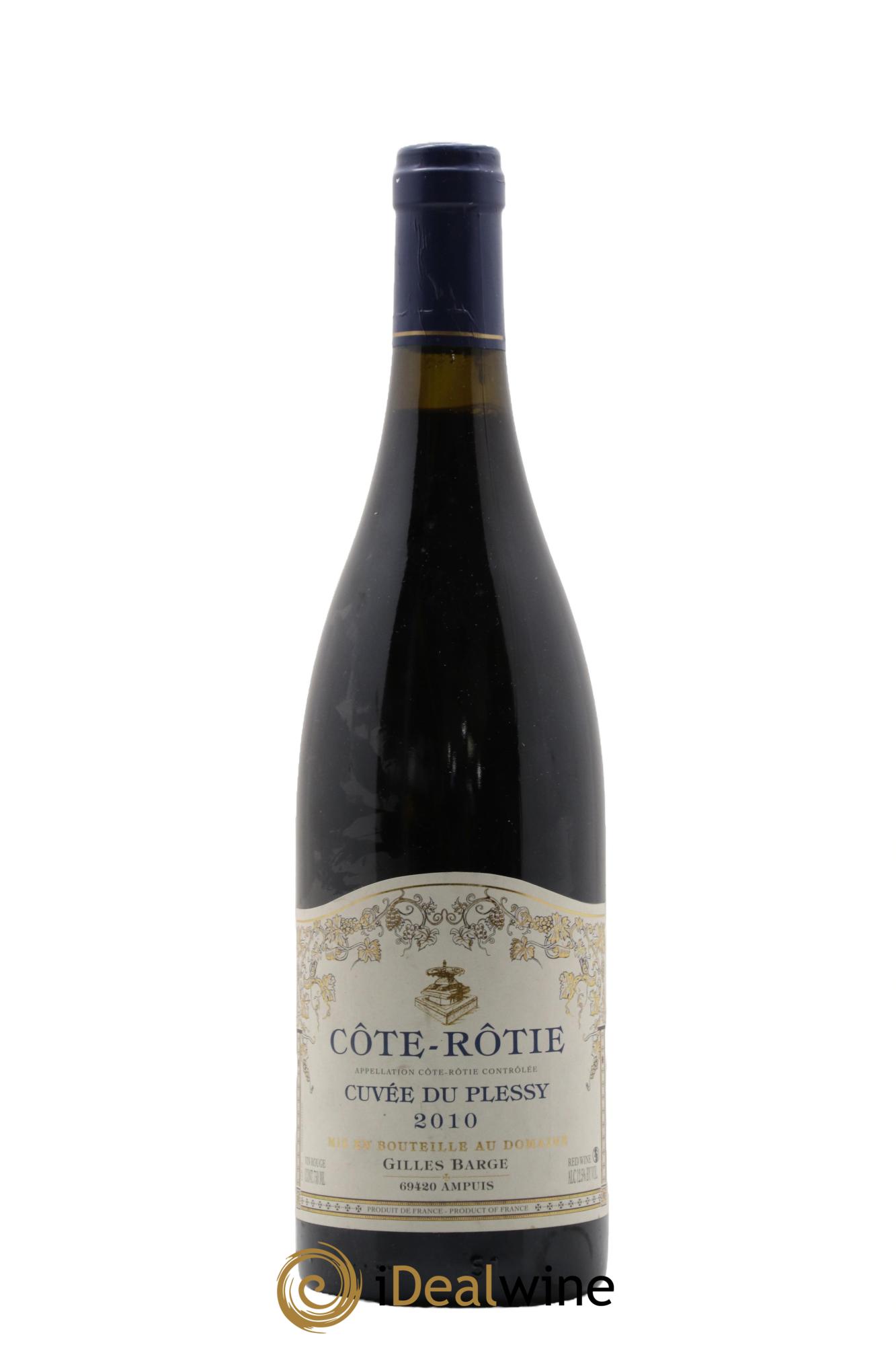 Côte-Rôtie Cuvée du Plessy Barge (Domaine) 2010 - Posten von 1 Flasche - 0