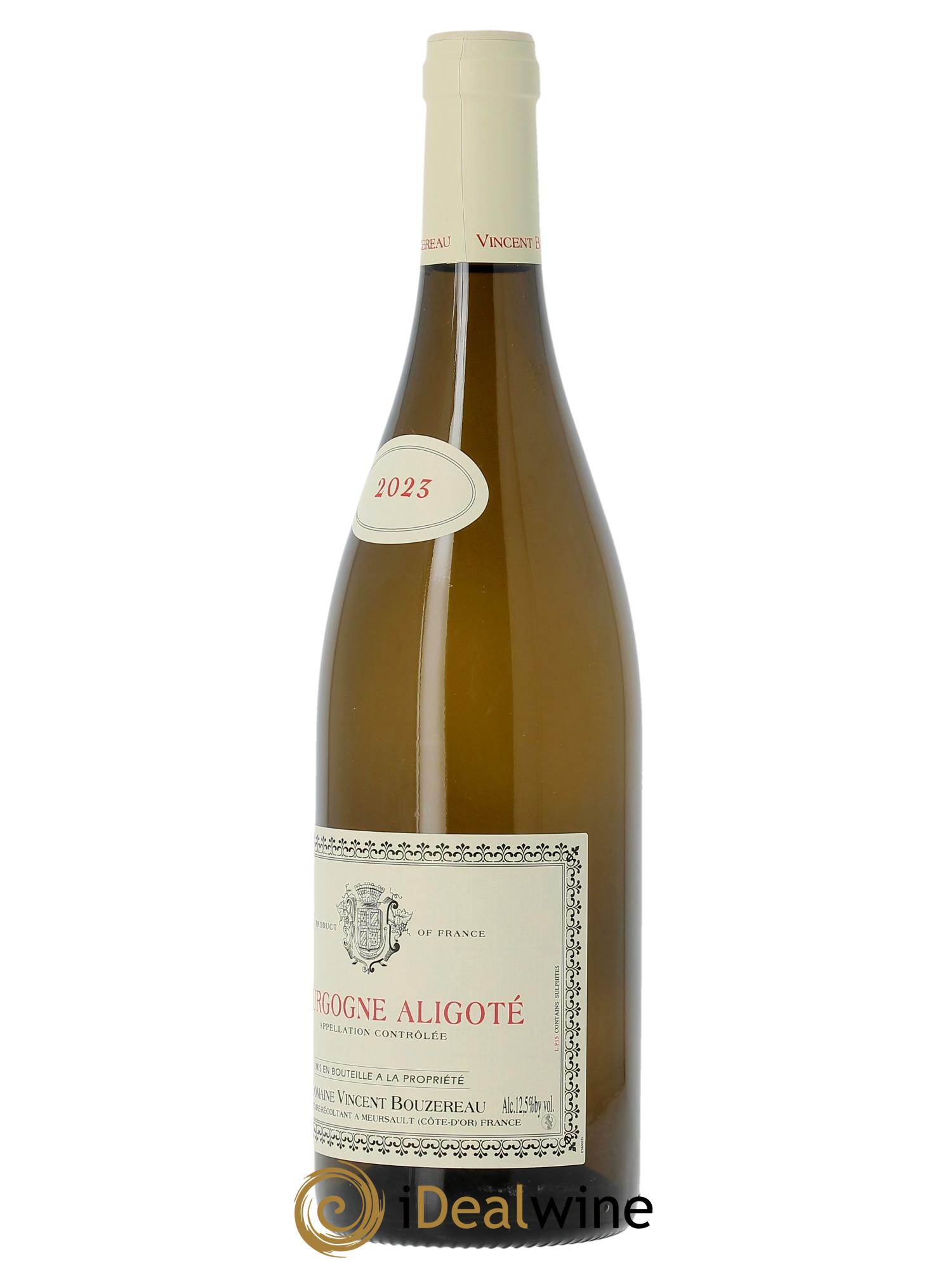 Bourgogne Aligoté Vincent Bouzereau (Domaine)  2023 - Lot de 1 bouteille - 1