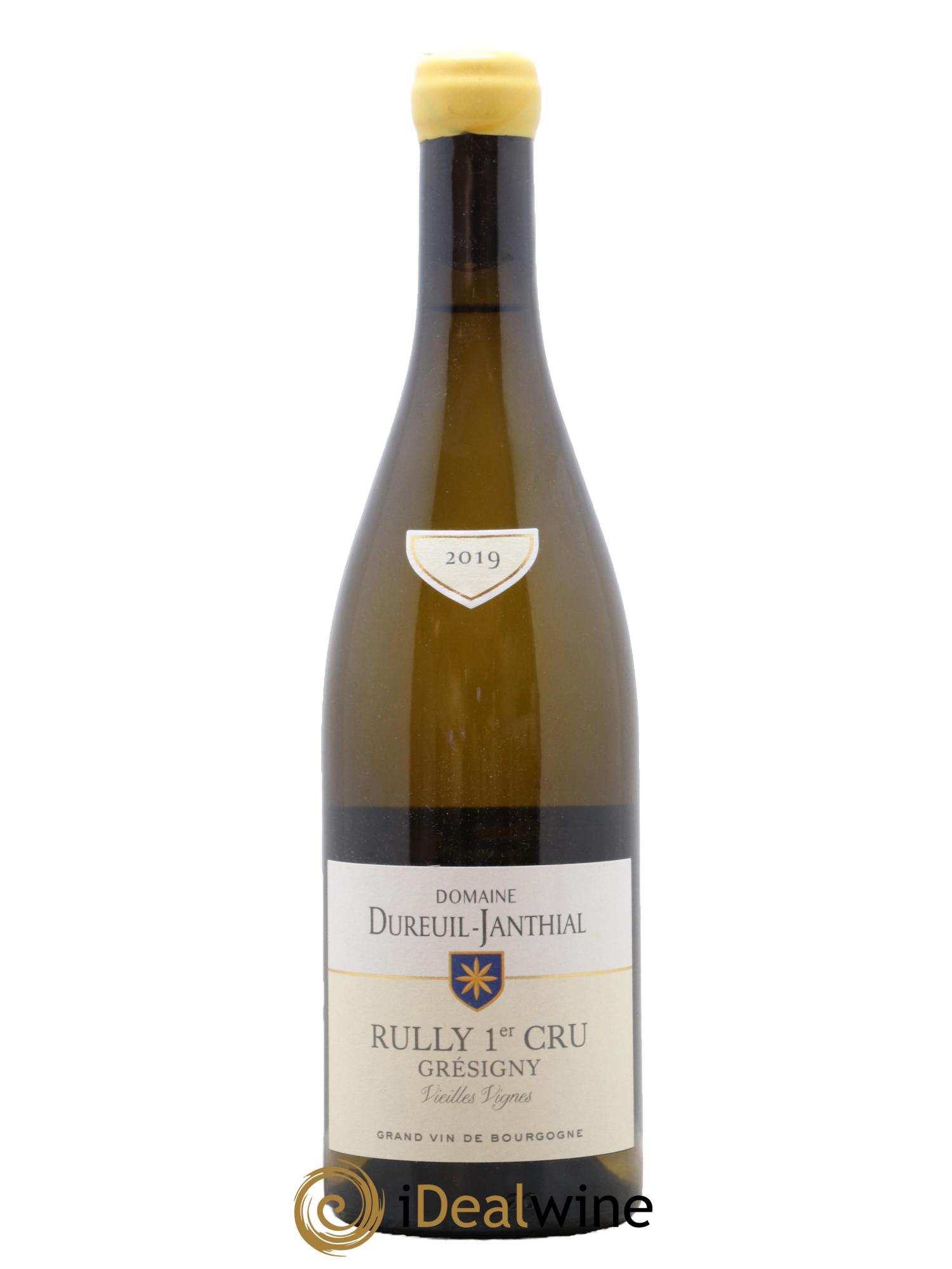 Rully 1er Cru Grésigny Vieilles Vignes Vincent Dureuil-Janthial 2019 - Lot de 1 bouteille - 0