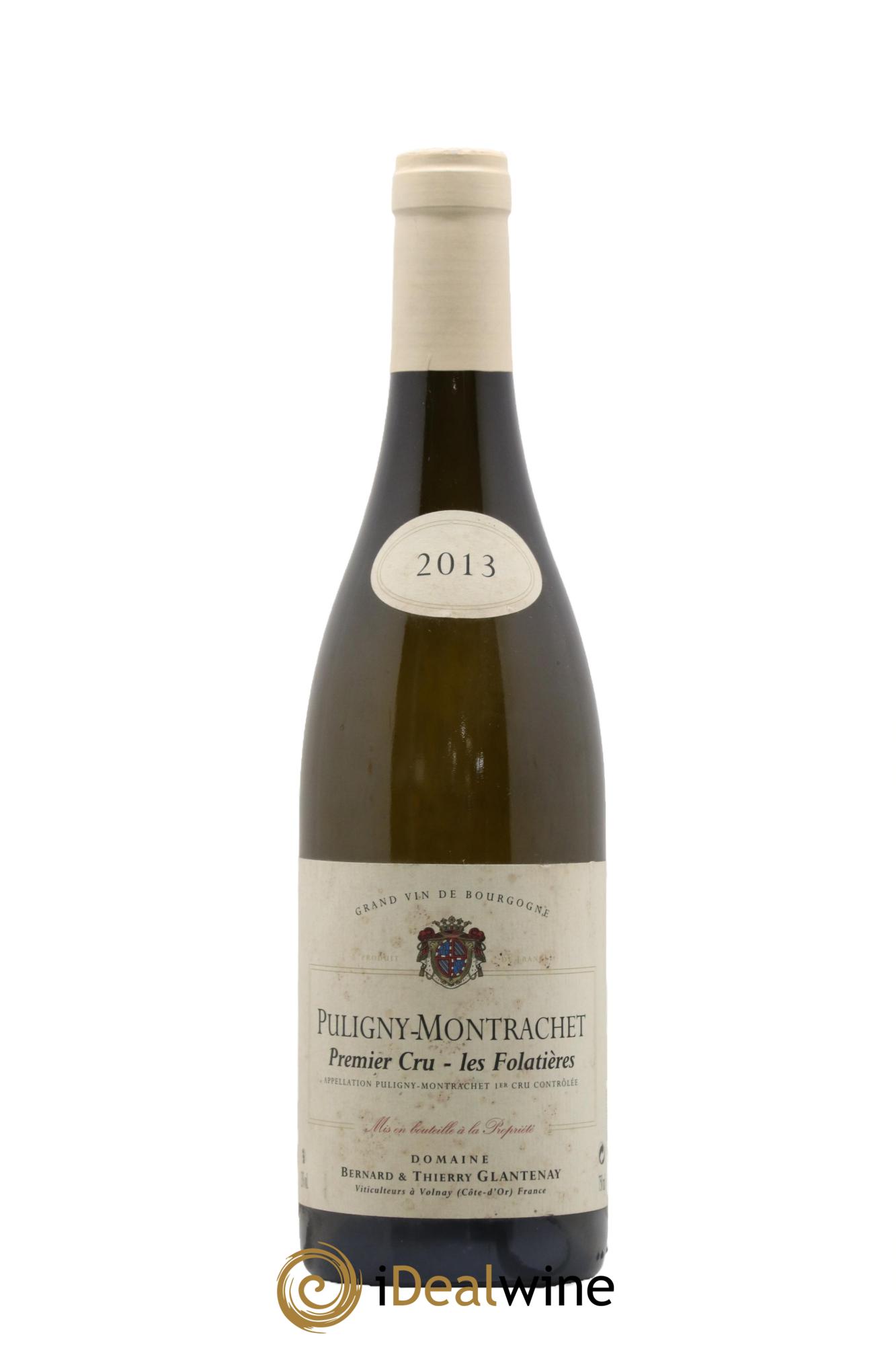 Puligny-Montrachet 1er Cru Les Folatières Bernard et Thierry Glantenay (Domaine) 2013 - Lotto di 1 bottiglia - 0