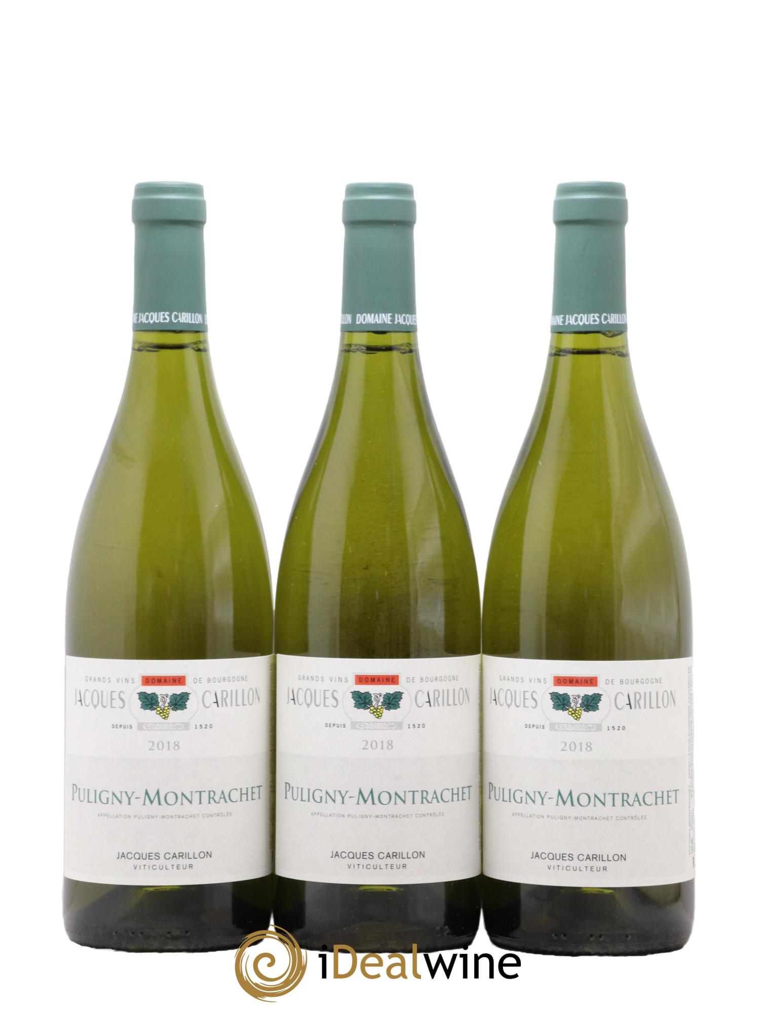 Puligny-Montrachet Jacques Carillon (Domaine) 2018 - Posten von 3 Flaschen - 0