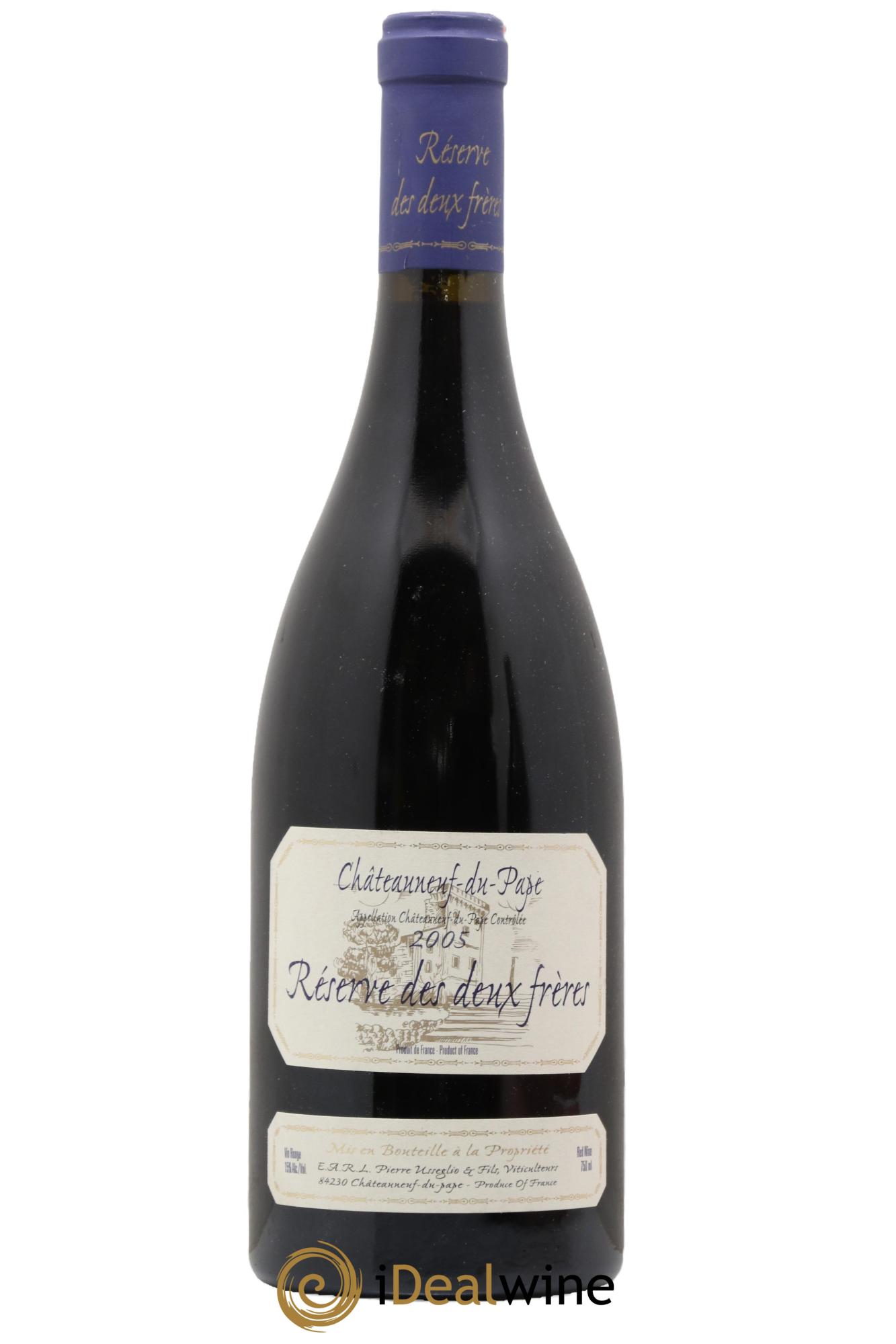 Châteauneuf-du-Pape Réserve des 2 frères Pierre Usseglio & Fils 2005 - Lotto di 1 bottiglia - 0