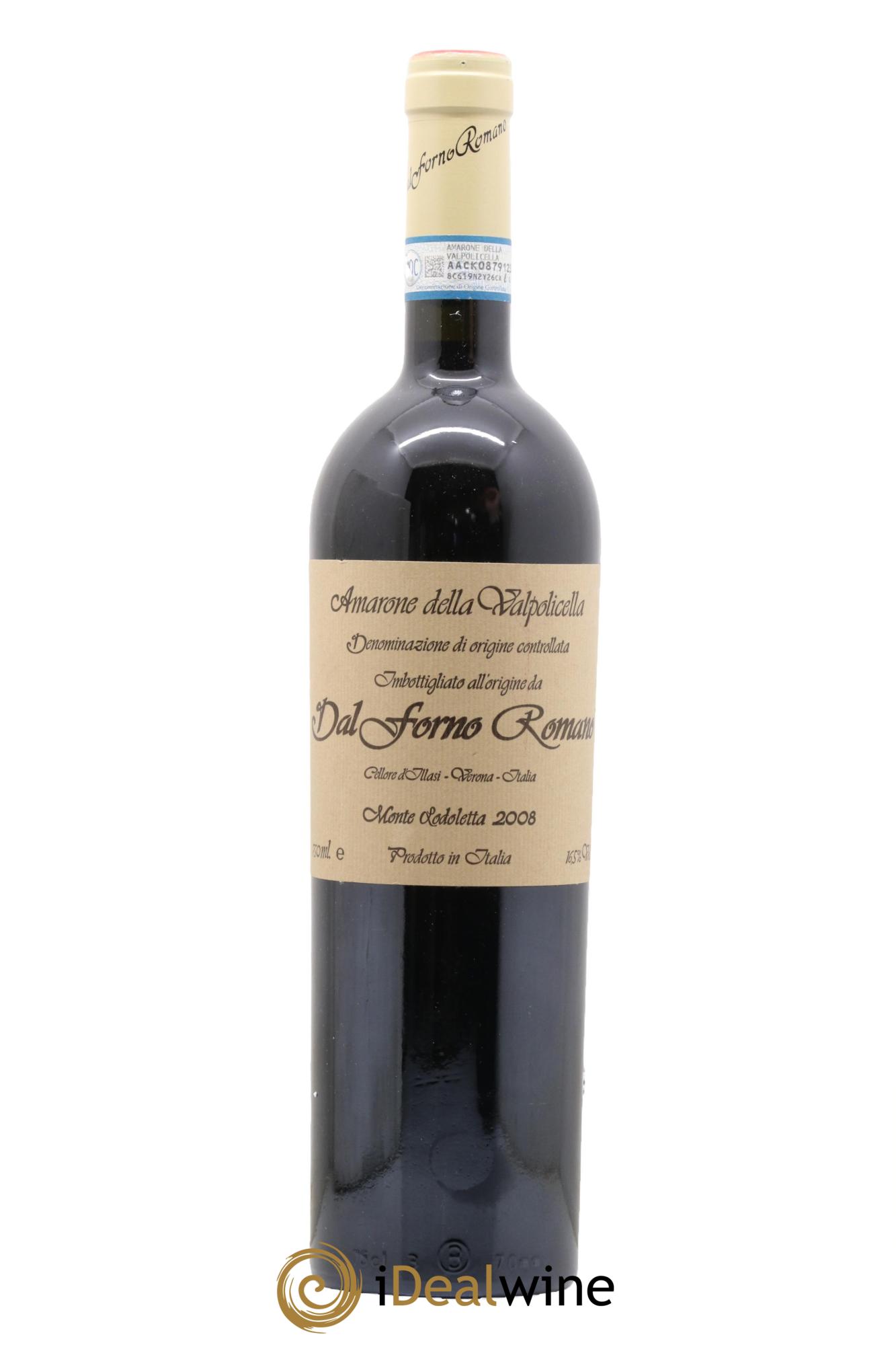 Amarone della Valpolicella DOCG Monte Lodoletta Dal Forno Romano 2008 - Lot de 1 bouteille - 0