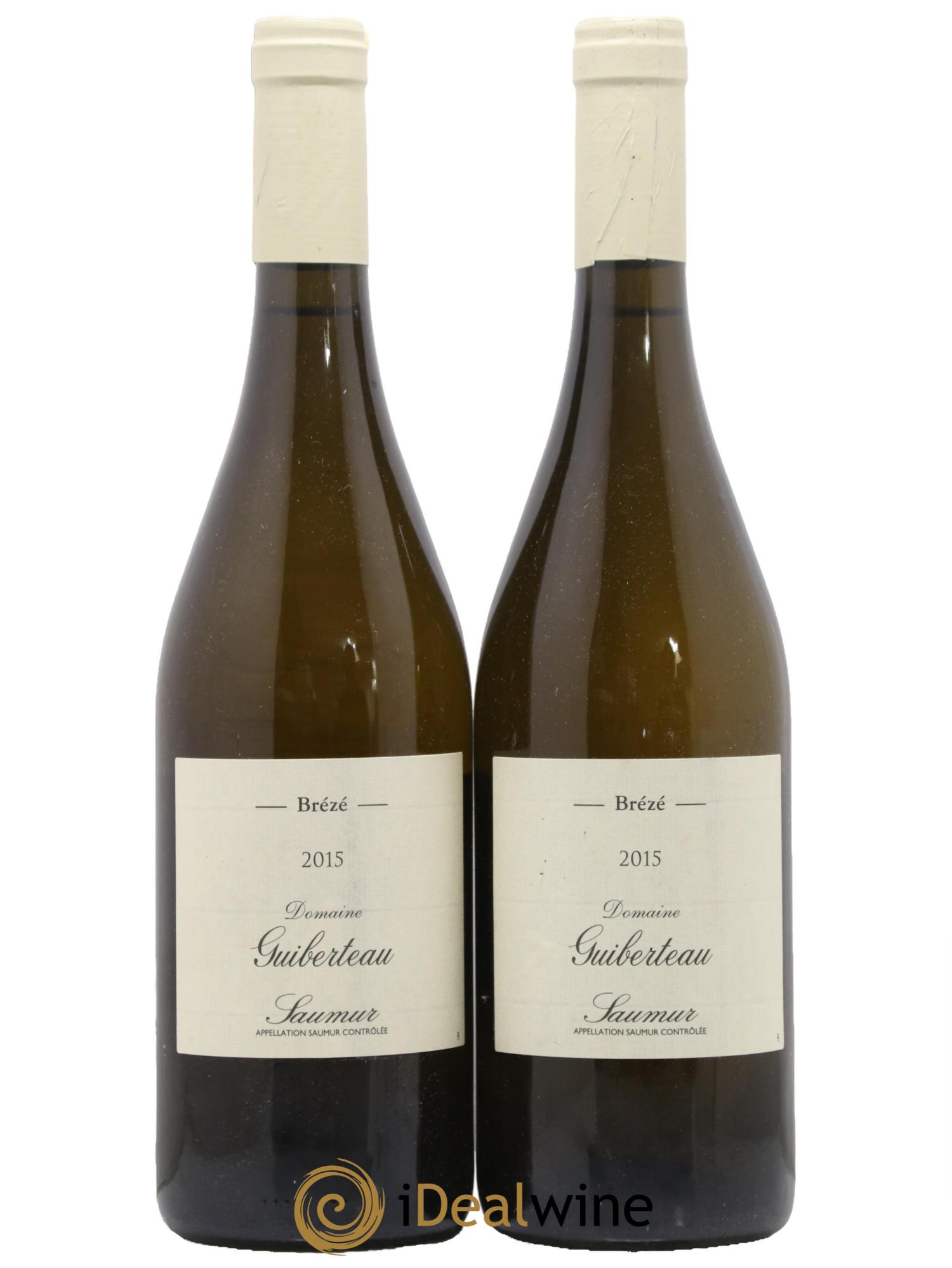 Saumur Brézé Domaine Guiberteau 2015 - Posten von 2 Flaschen - 0