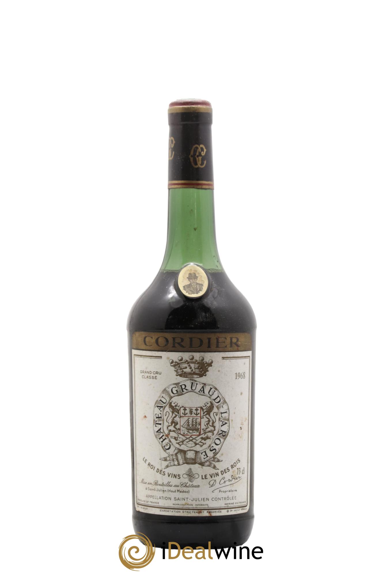 Château Gruaud Larose 2ème Grand Cru Classé  1968 - Lot de 1 bouteille - 0