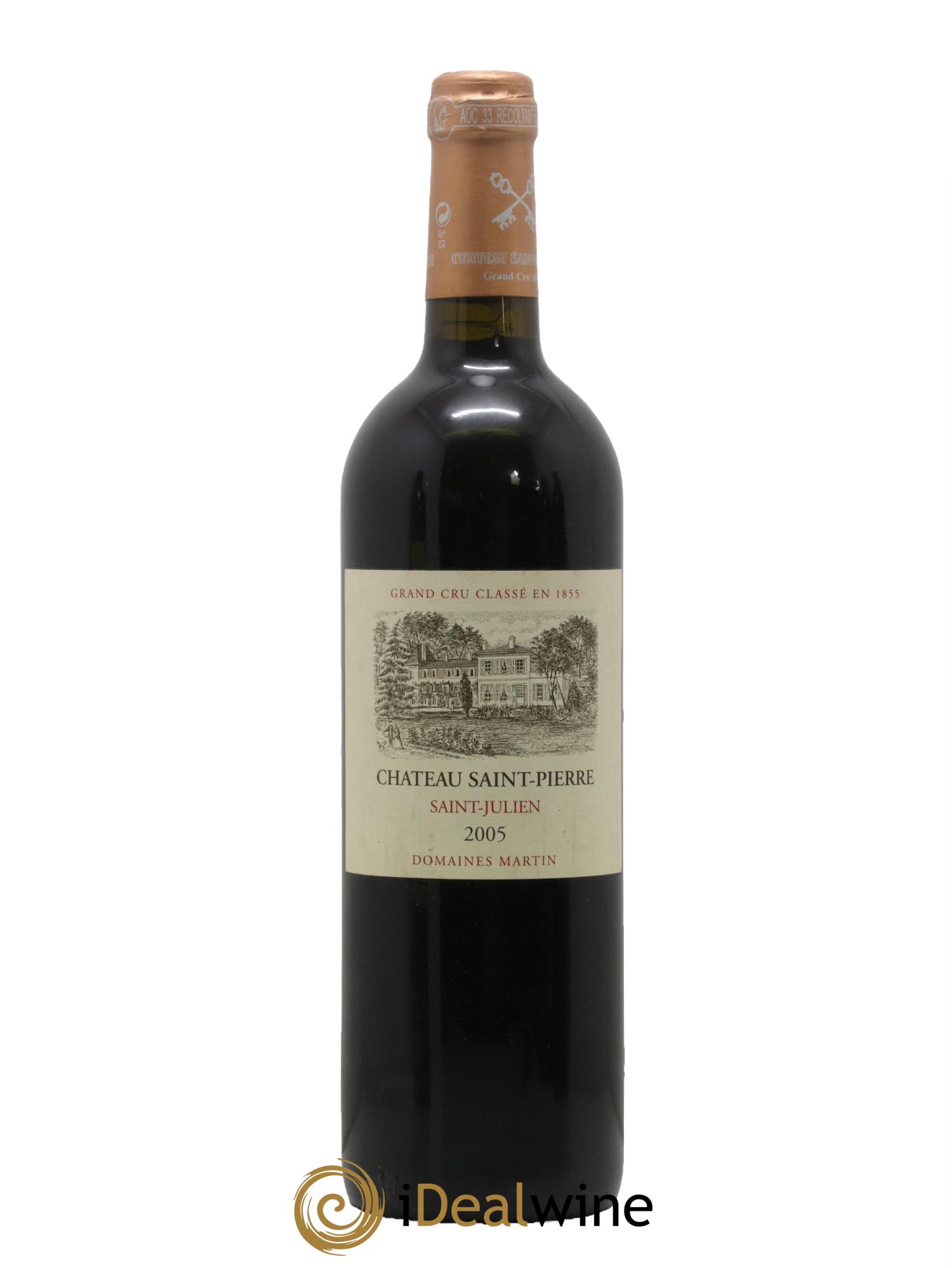 Château Saint-Pierre 4ème Grand Cru Classé 2005 - Posten von 1 Flasche - 0