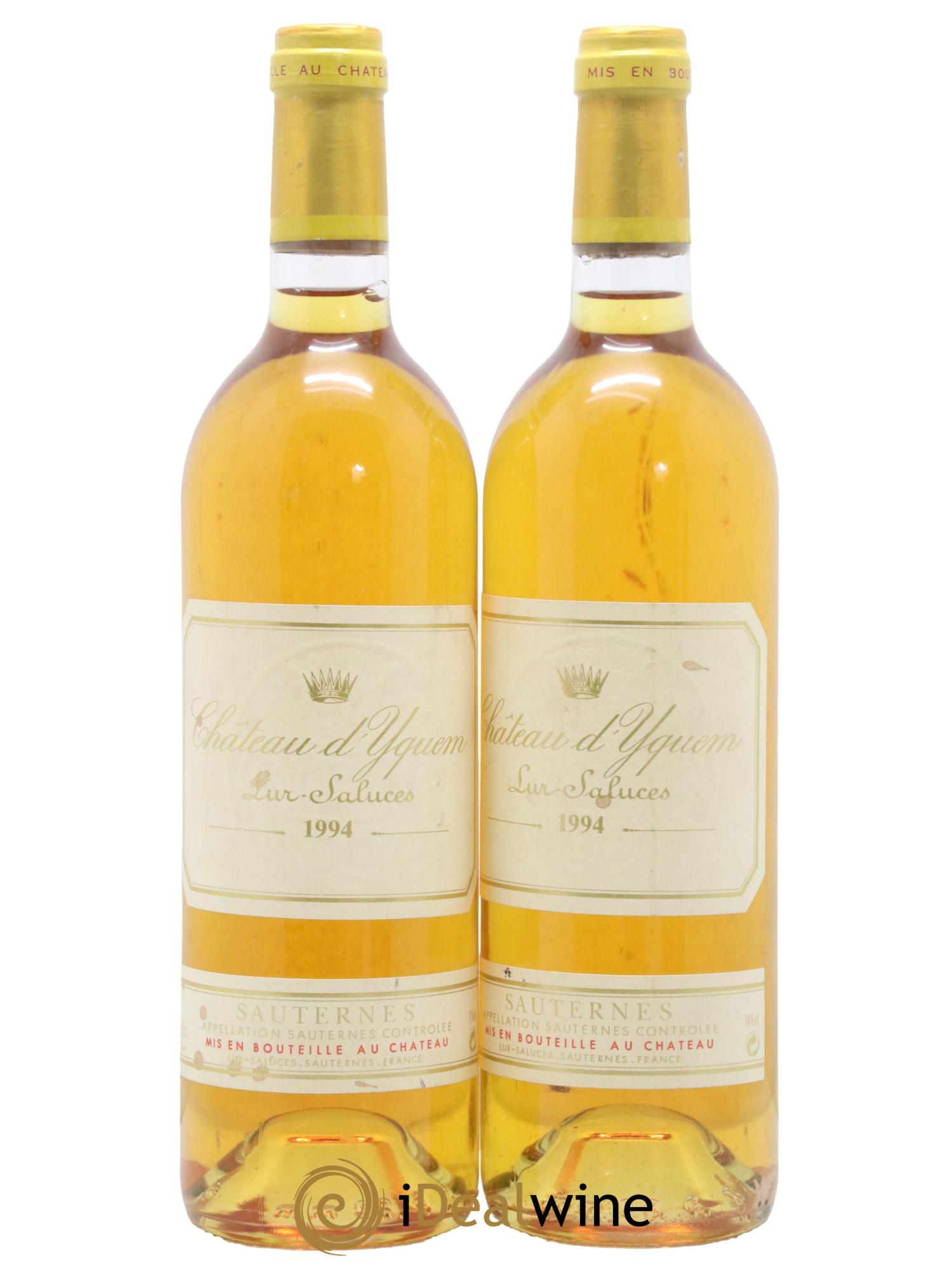 Château d' Yquem 1er Cru Classé Supérieur 1994 - Lotto di 2 bottiglie - 0