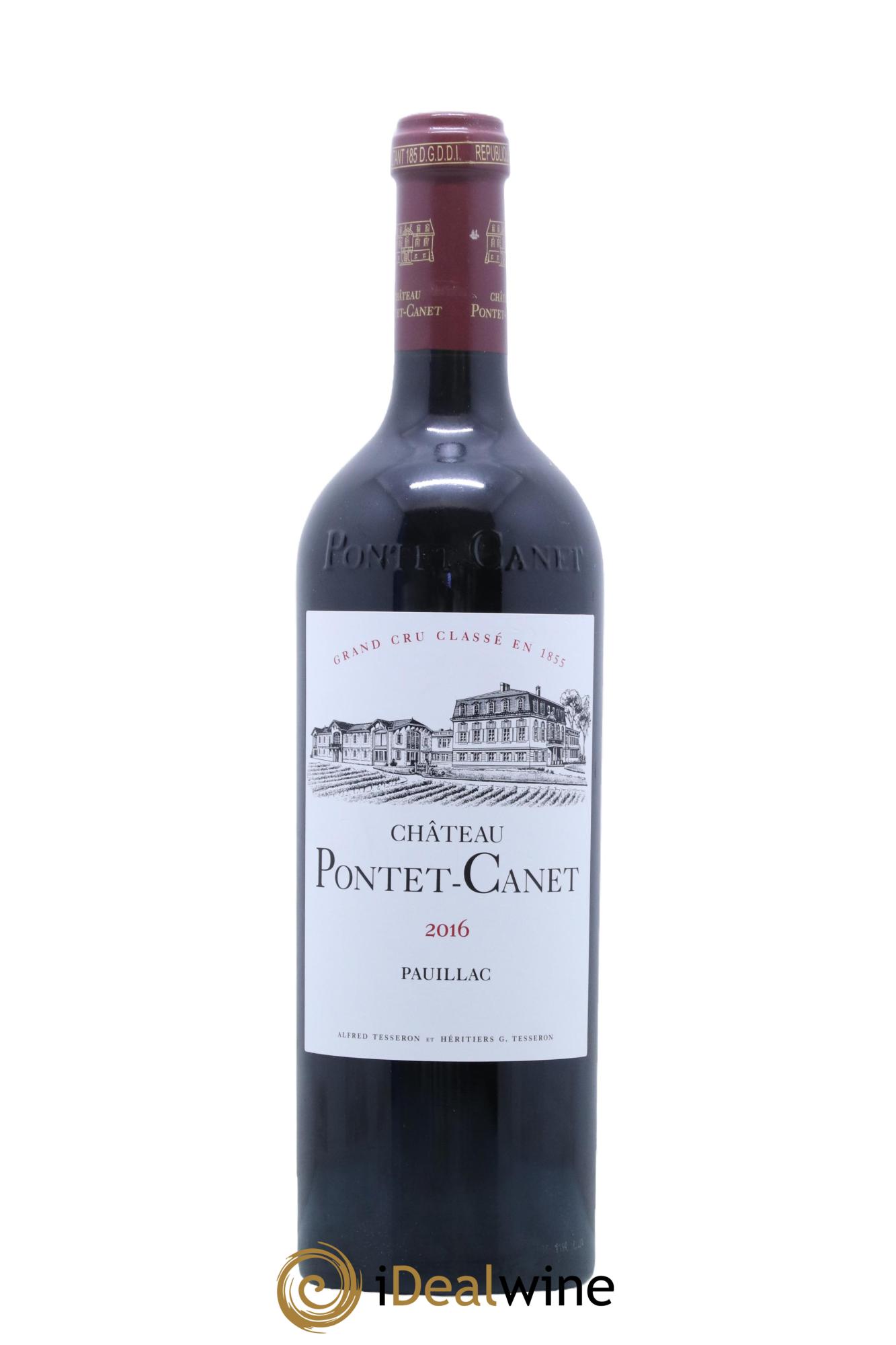 Château Pontet Canet 5ème Grand Cru Classé  2016 - Lot de 1 bouteille - 0