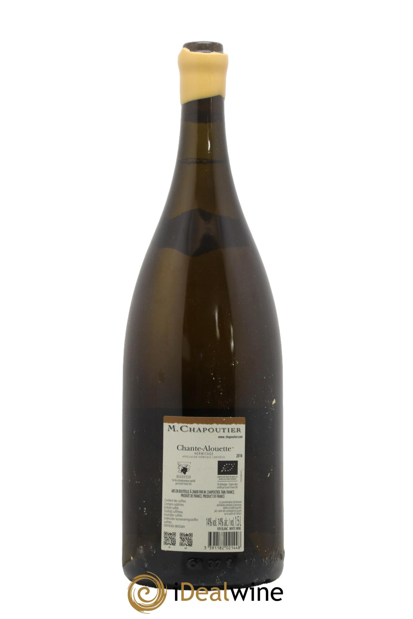 Hermitage Chante Alouette Chapoutier 2014 - Posten von 1 Magnum - 1