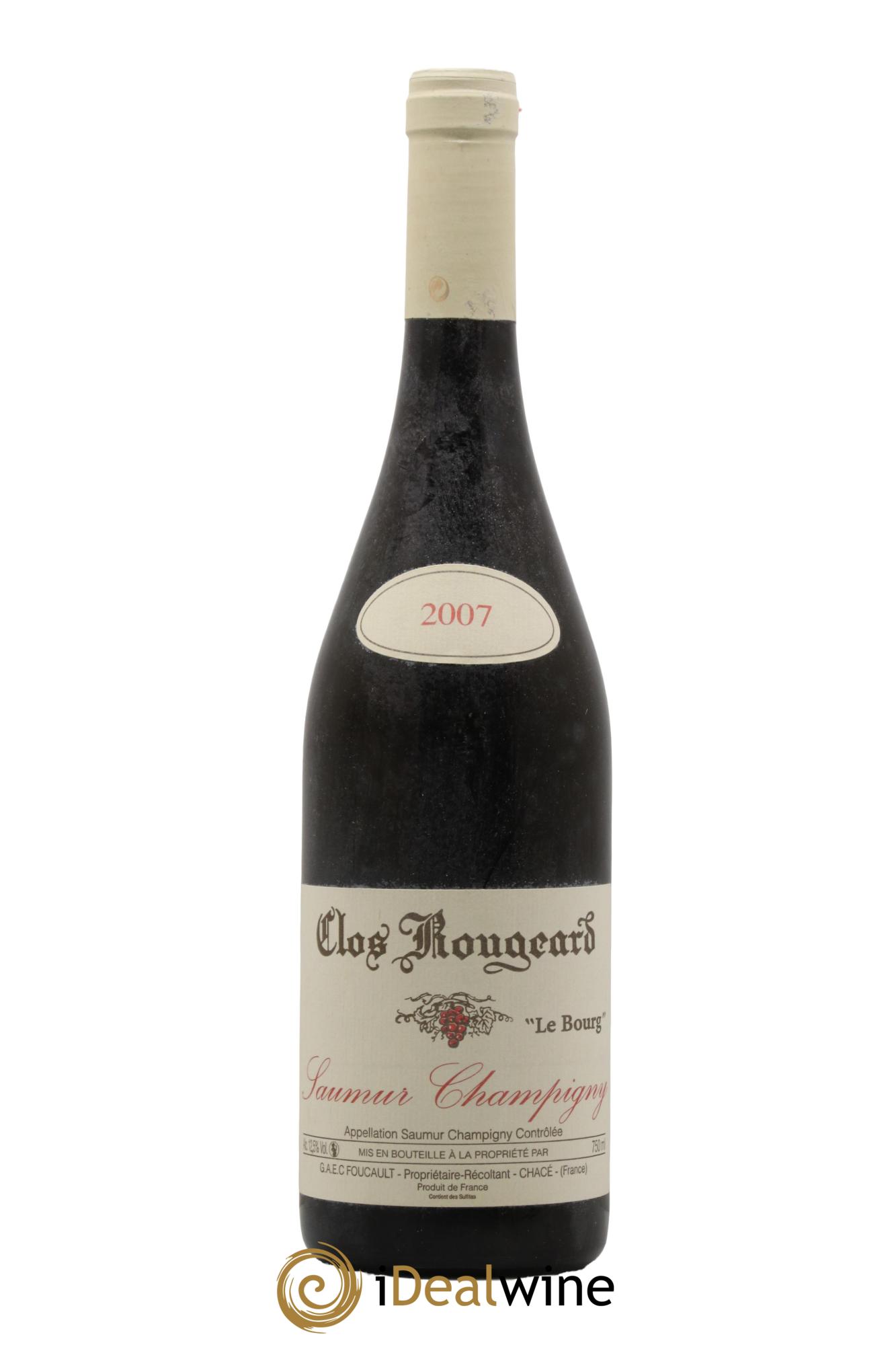 Saumur-Champigny Le Bourg Clos Rougeard 2007 - Lot of 1 bottle - 0