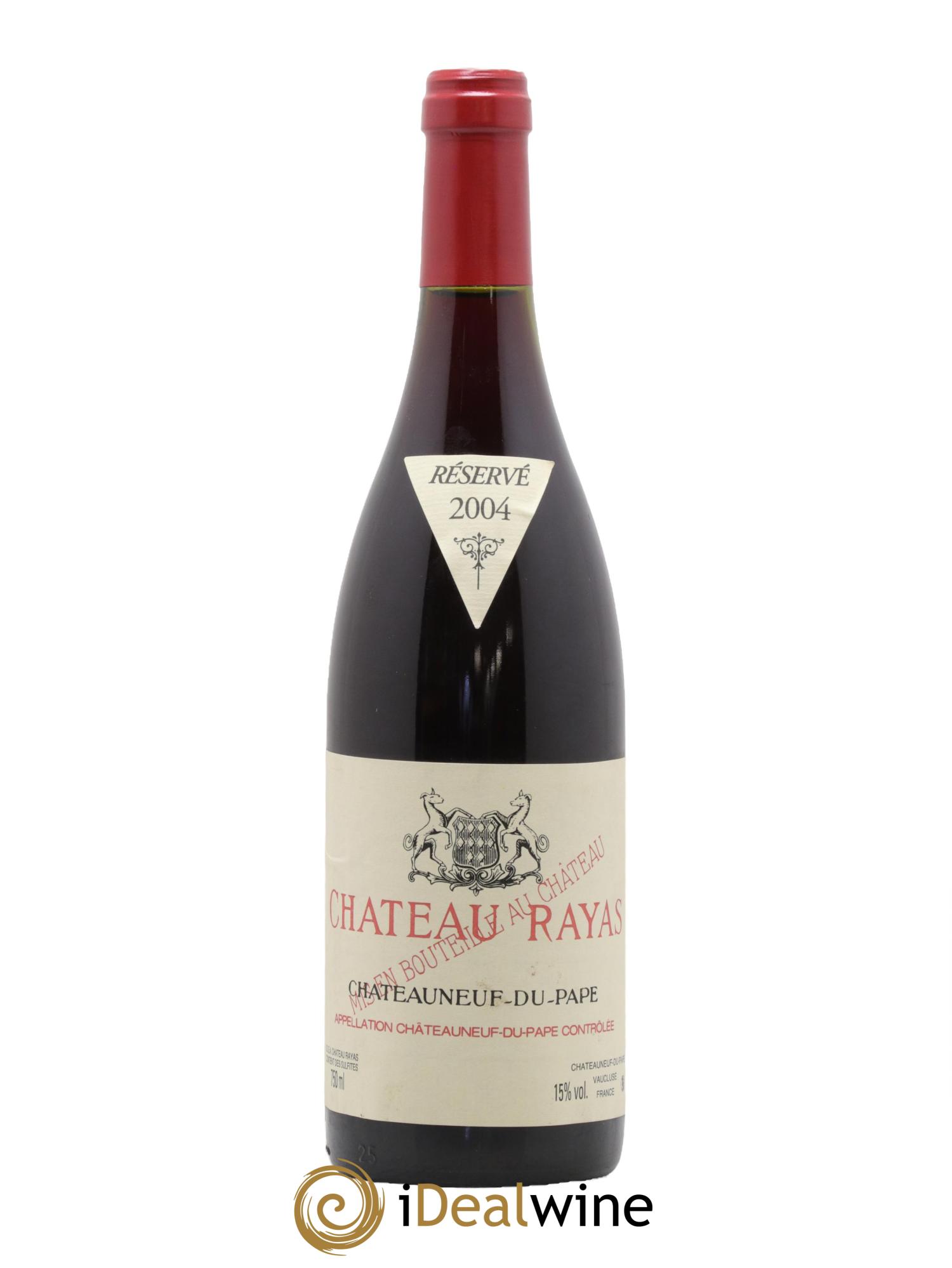 Châteauneuf-du-Pape Château Rayas Emmanuel Reynaud 2004 - Lot de 1 bouteille - 0