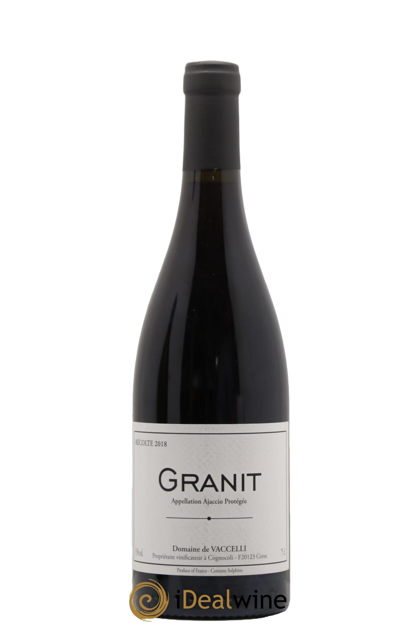 Ajaccio Granit Vaccelli 2018 - Posten von 1 Flasche - 0