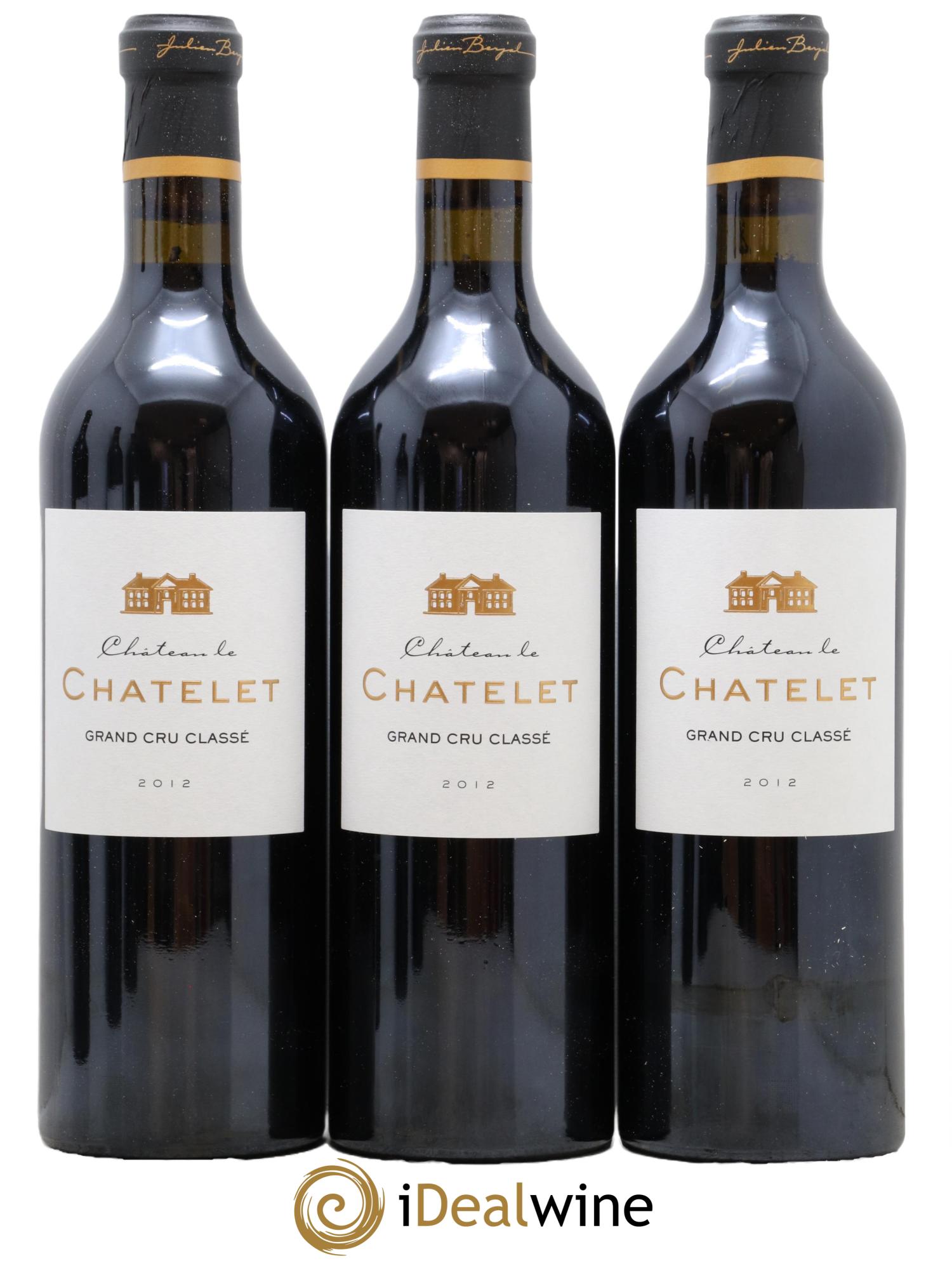 Saint-Émilion Grand Cru Chateau Le Chatelet 2012 - Lot of 6 bottles - 2