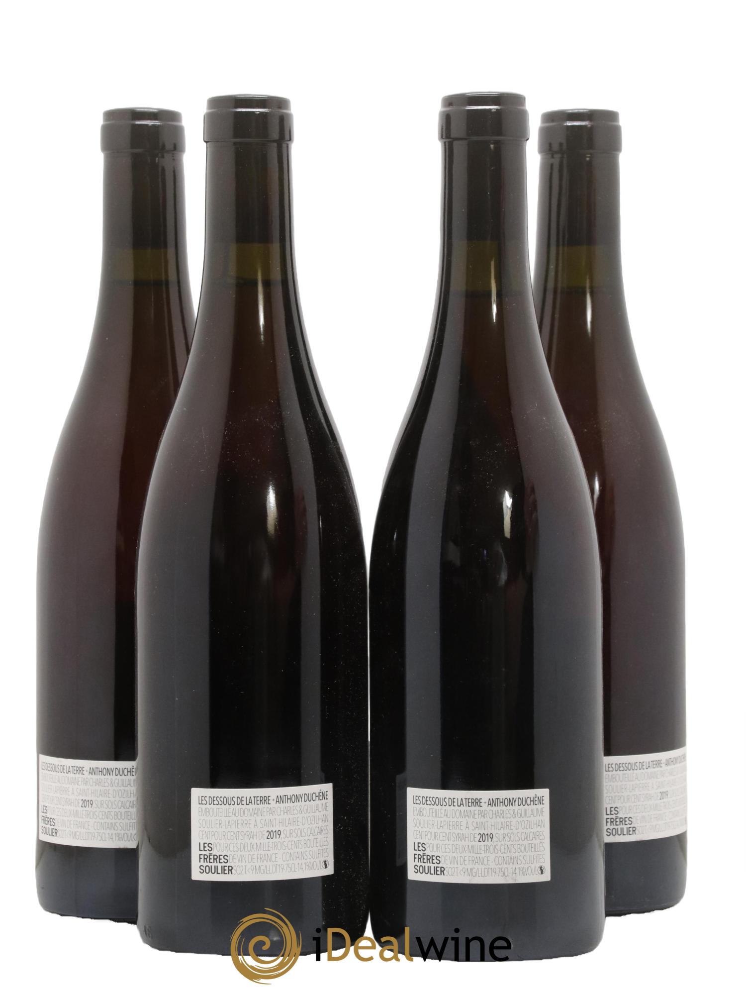 Vin de France Les Dessous de la Terre Les Frères Soulier 2019 - Lot de 4 bouteilles - 1