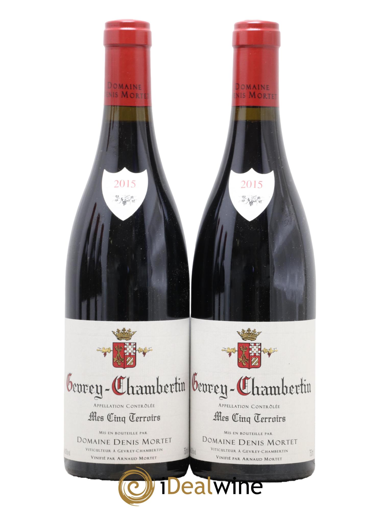 Gevrey-Chambertin Mes Cinq Terroirs Denis Mortet (Domaine) 2015 - Lot de 2 bouteilles - 0