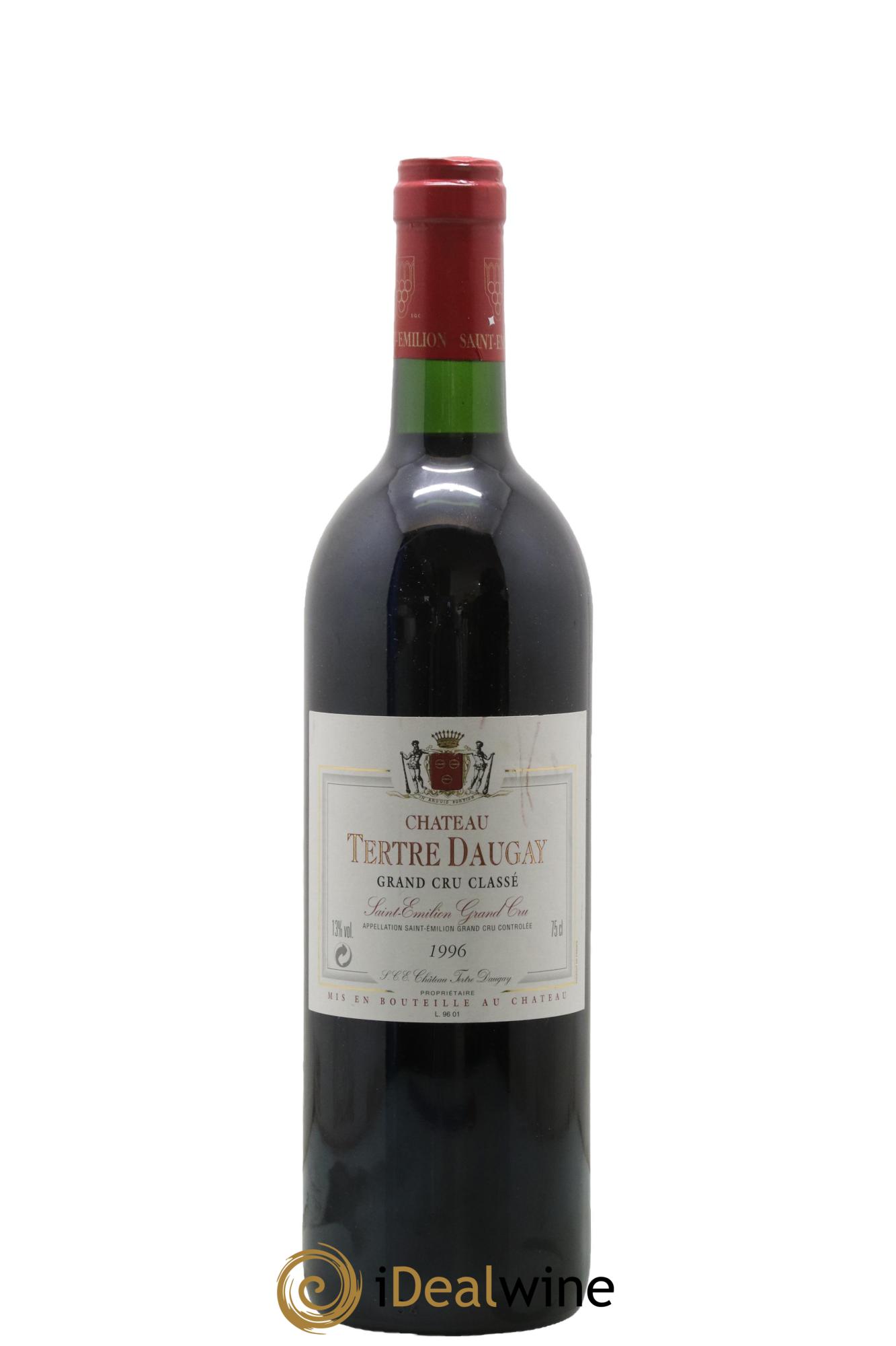 Château Tertre Daugay Grand Cru Classé 1996 - Lot de 1 bouteille - 0