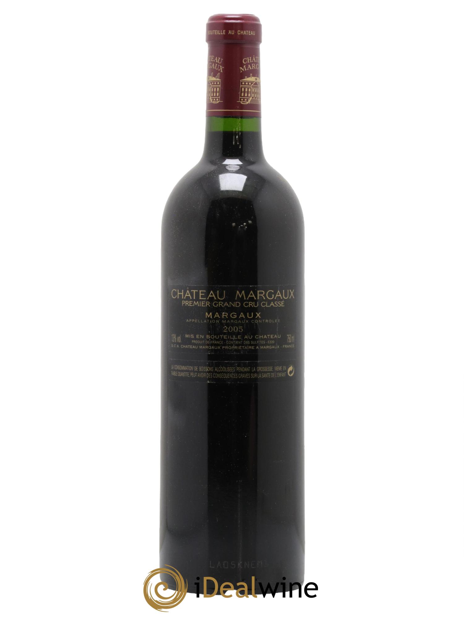 Château Margaux 1er Grand Cru Classé 2005 - Posten von 1 Flasche - 1