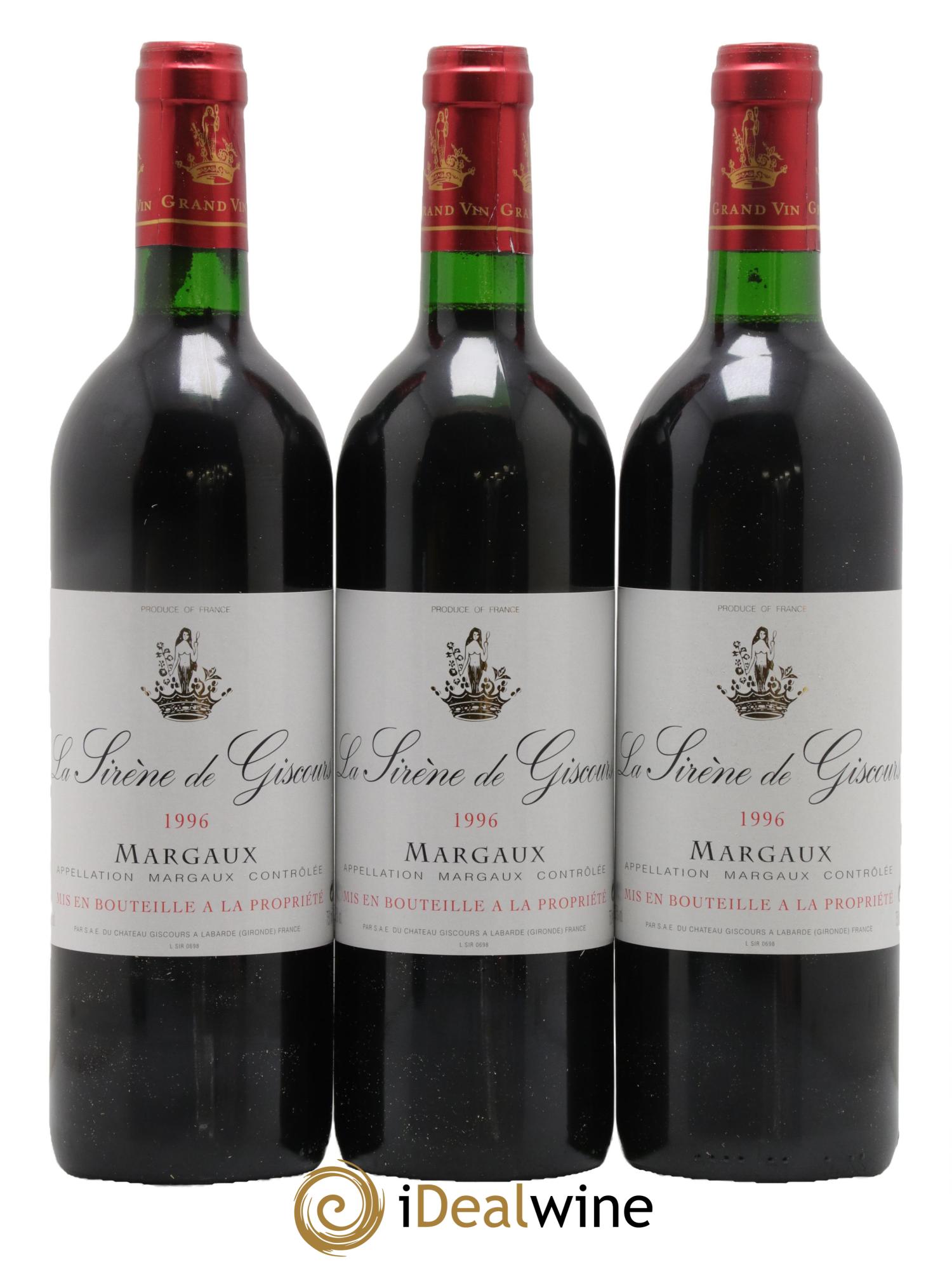 La Sirène de Giscours 1996 - Lot de 12 bouteilles - 4