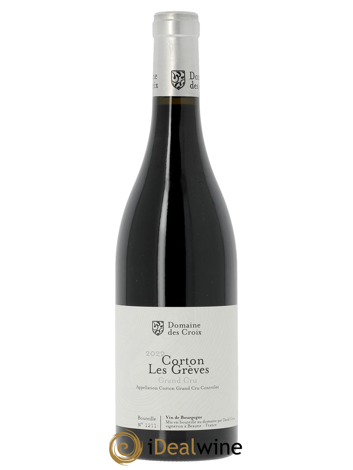 Corton Grand Cru Les Grèves Croix (Domaine des)   2022 - Lot de 1 bouteille - 0