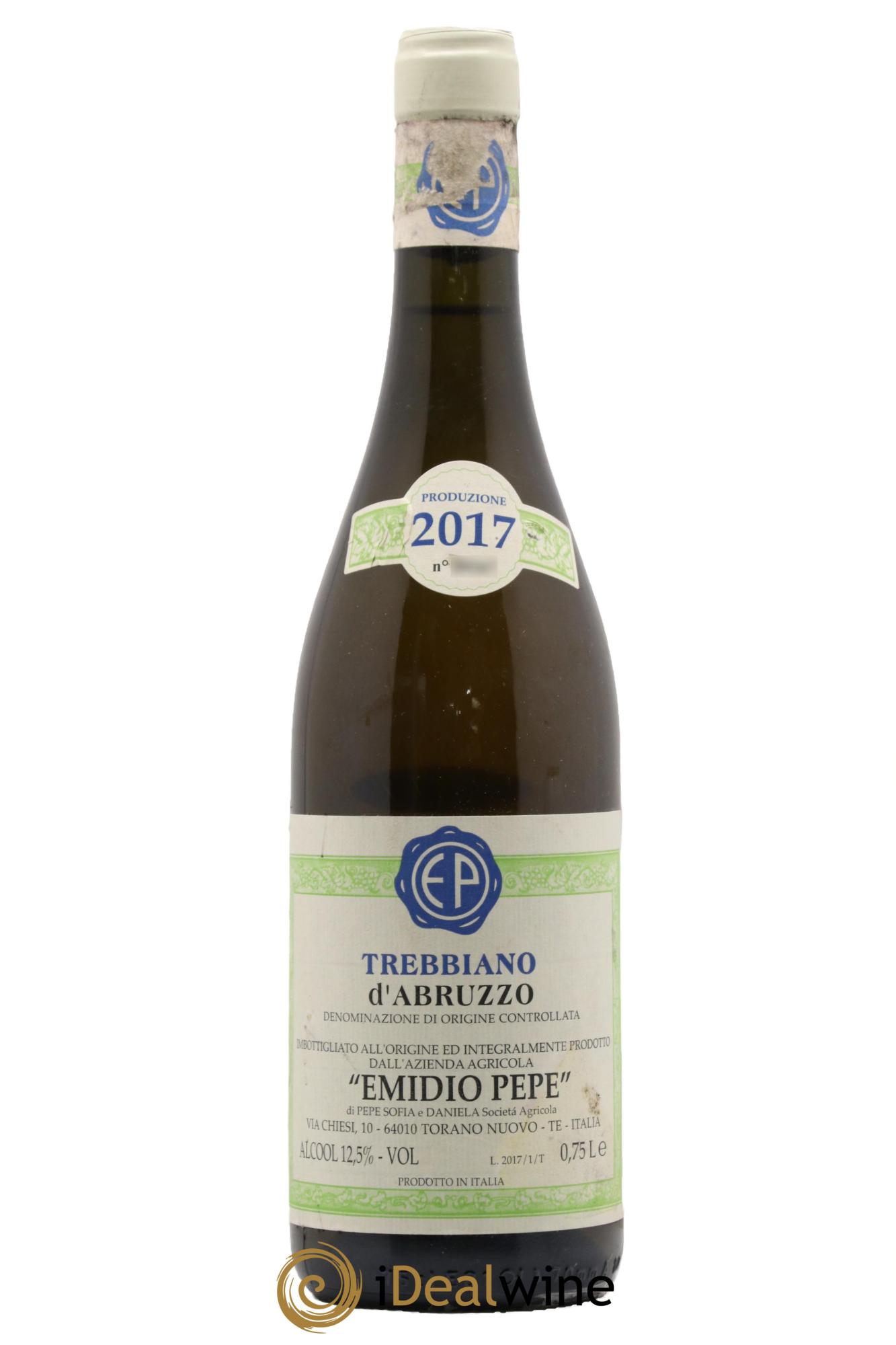 Trebbiano d'Abruzzo Emidio Pepe 2017 - Posten von 1 Flasche - 0