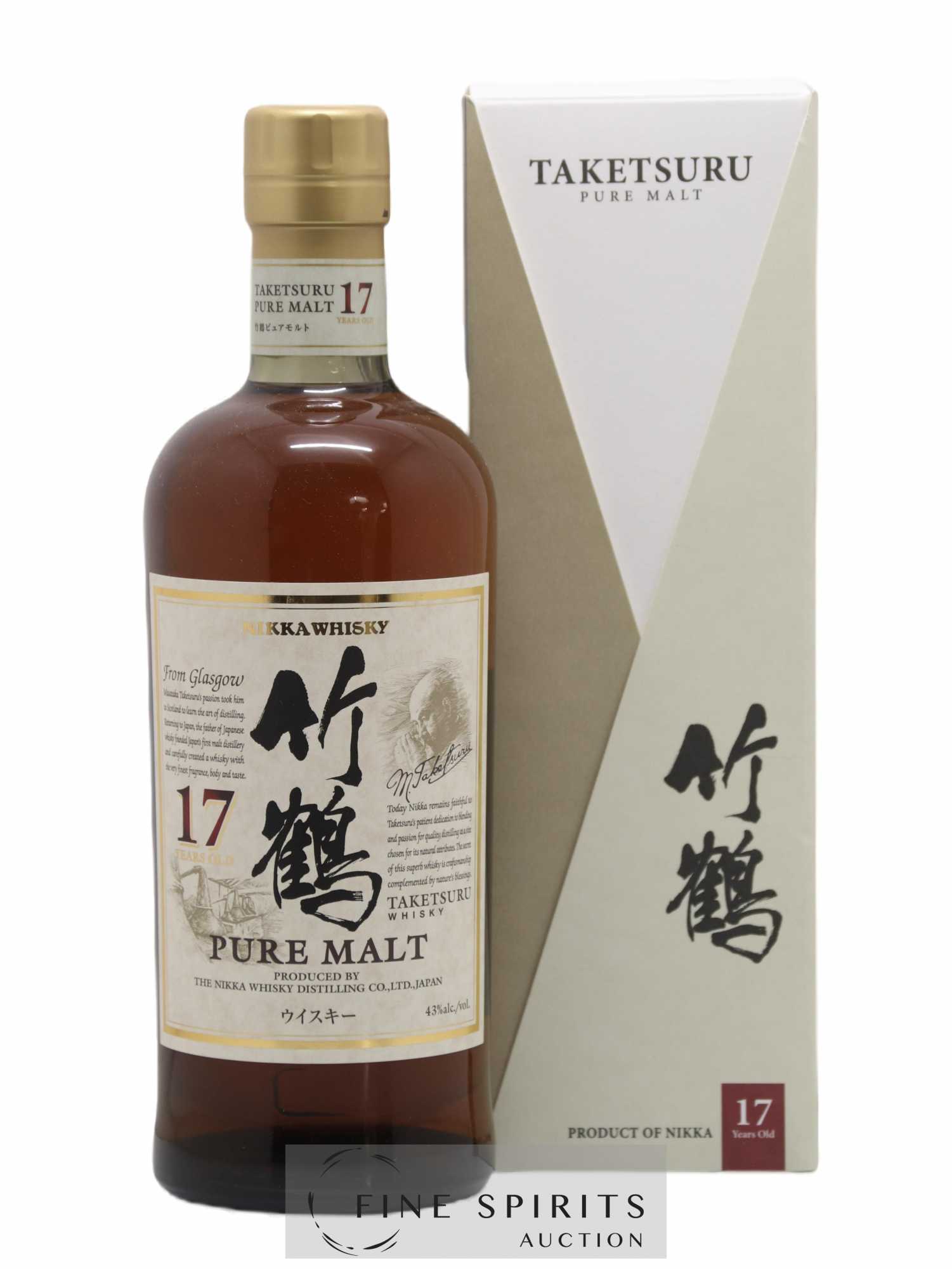 Taketsuru 17 years Of. Pure Malt Nikka Whisky  - Lot of 1 bottle - 0