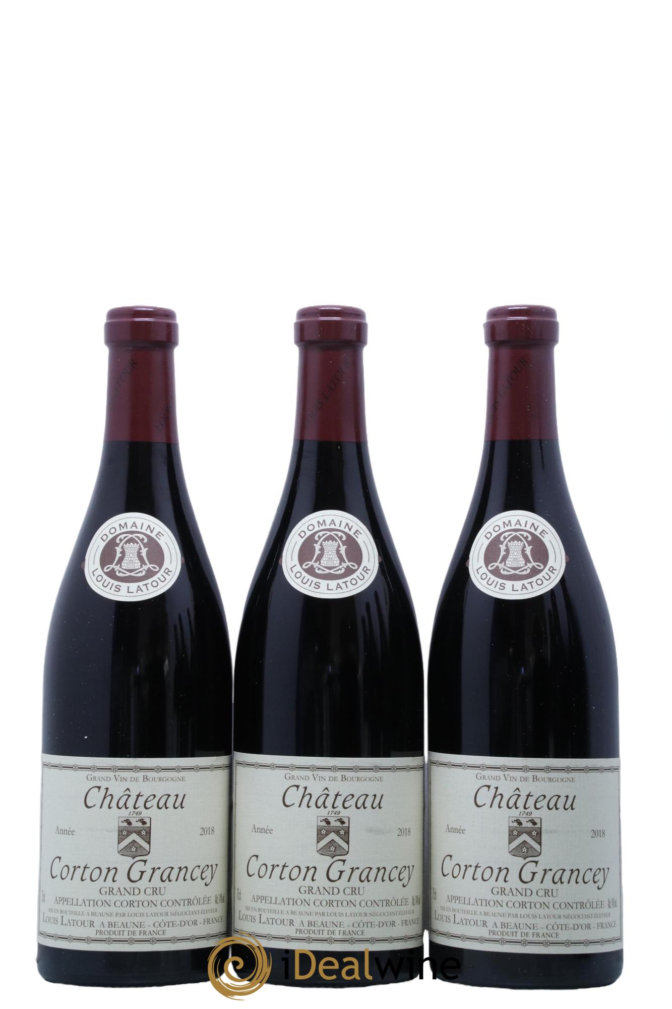 Corton Grand Cru Château Corton Grancey Louis Latour 2018 - Lot de 6 bouteilles - 2